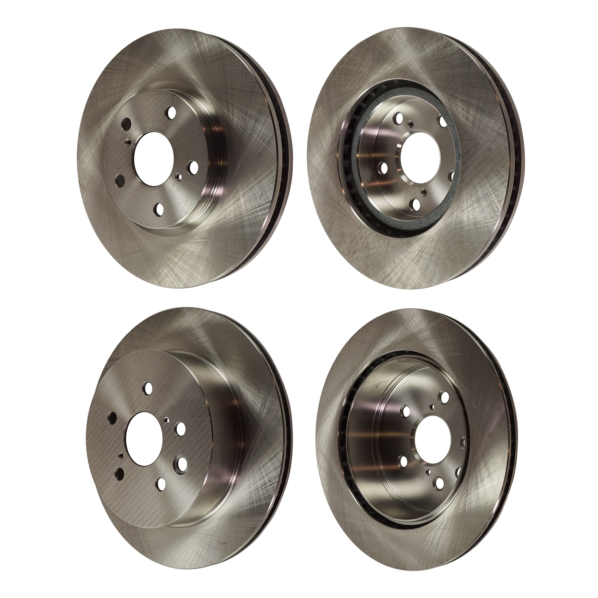 AM GS300-06-06 IS250-10-15 FRONT AND REAR BRAKE DISC RH AND LH 4 Wheel Set Plain Surface SKU SET STPL27110007-4 B OEM 31444-44683-900544-31444G 6007