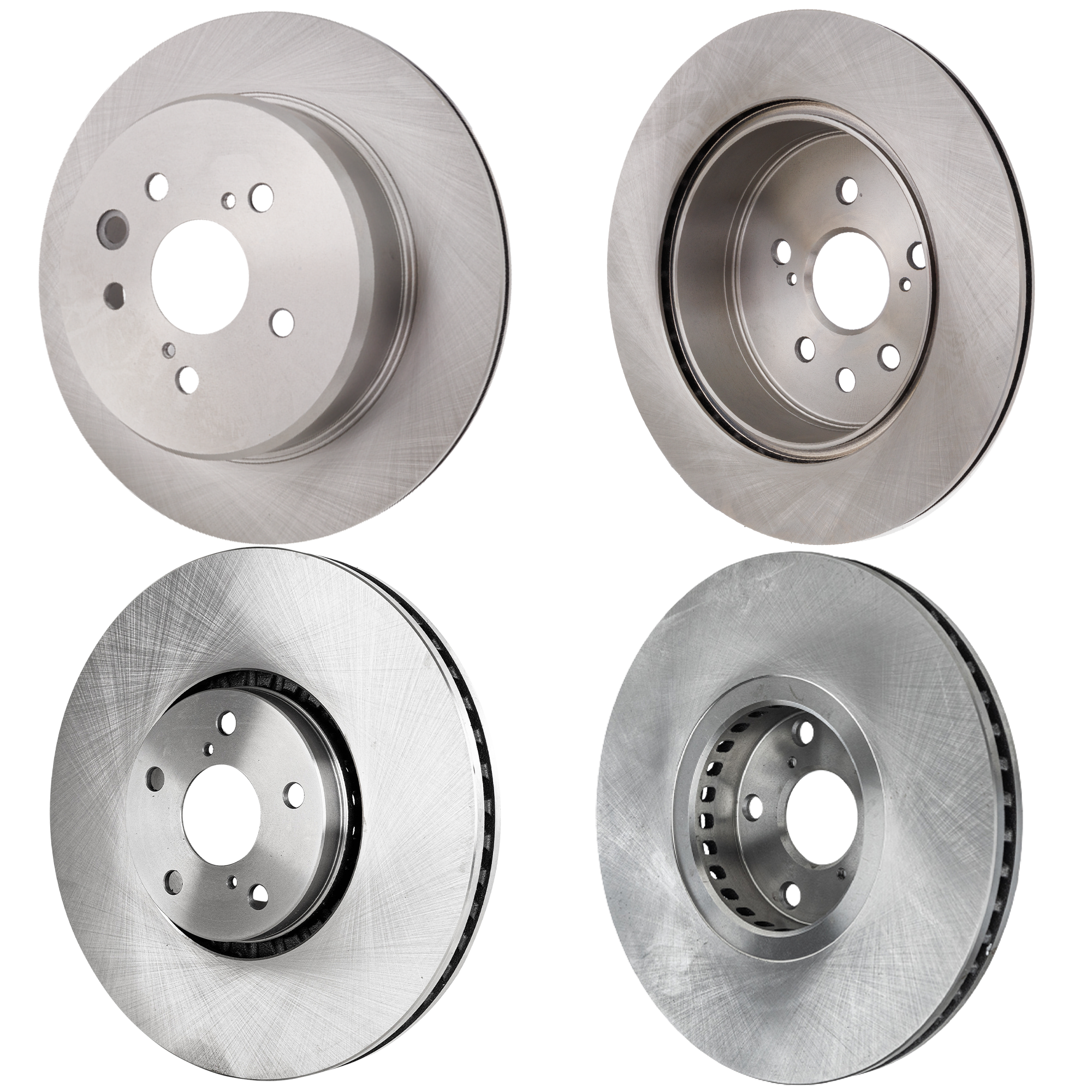 AM IS350-14-20 FRONT AND REAR BRAKE DISC 4 Wheel Set SKU SET STPL27110019-4 B OEM 4351222260-4351622010-44770-85