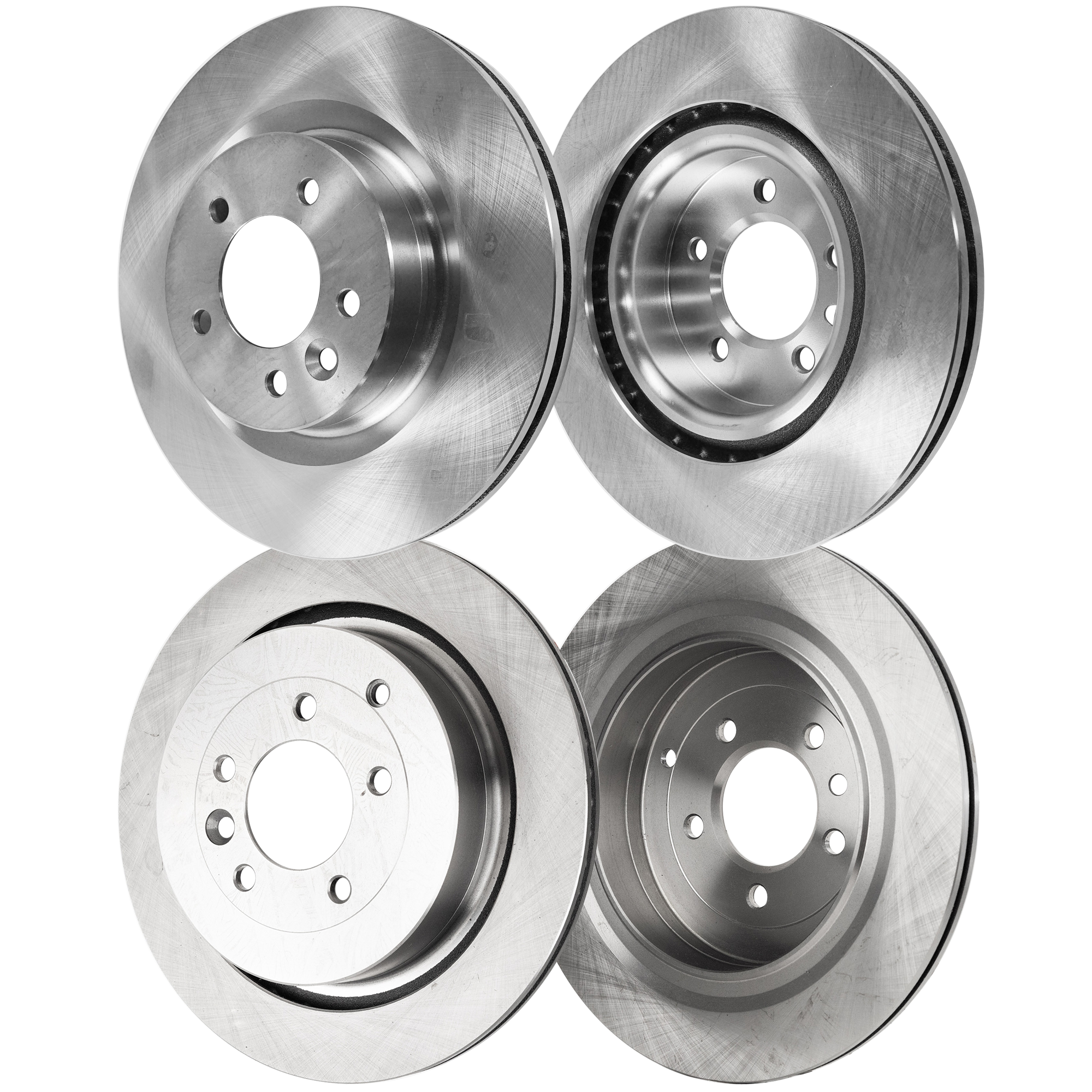 AM LR3-05-09 FRONT AND REAR BRAKE DISC 4 Wheel Set SKU SET STPL27110025-4 OEM SDB000644 SDB000646 SDB000612