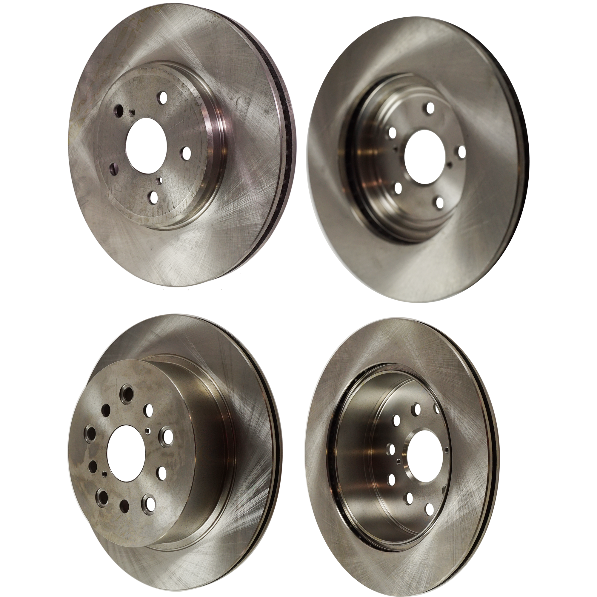 AM LS430-01-06 FRONT AND REAR BRAKE DISC 4 Wheel Set SKU SET STPL27110030-4 OEM 4-351-250-220-424-310-000-000-000-000