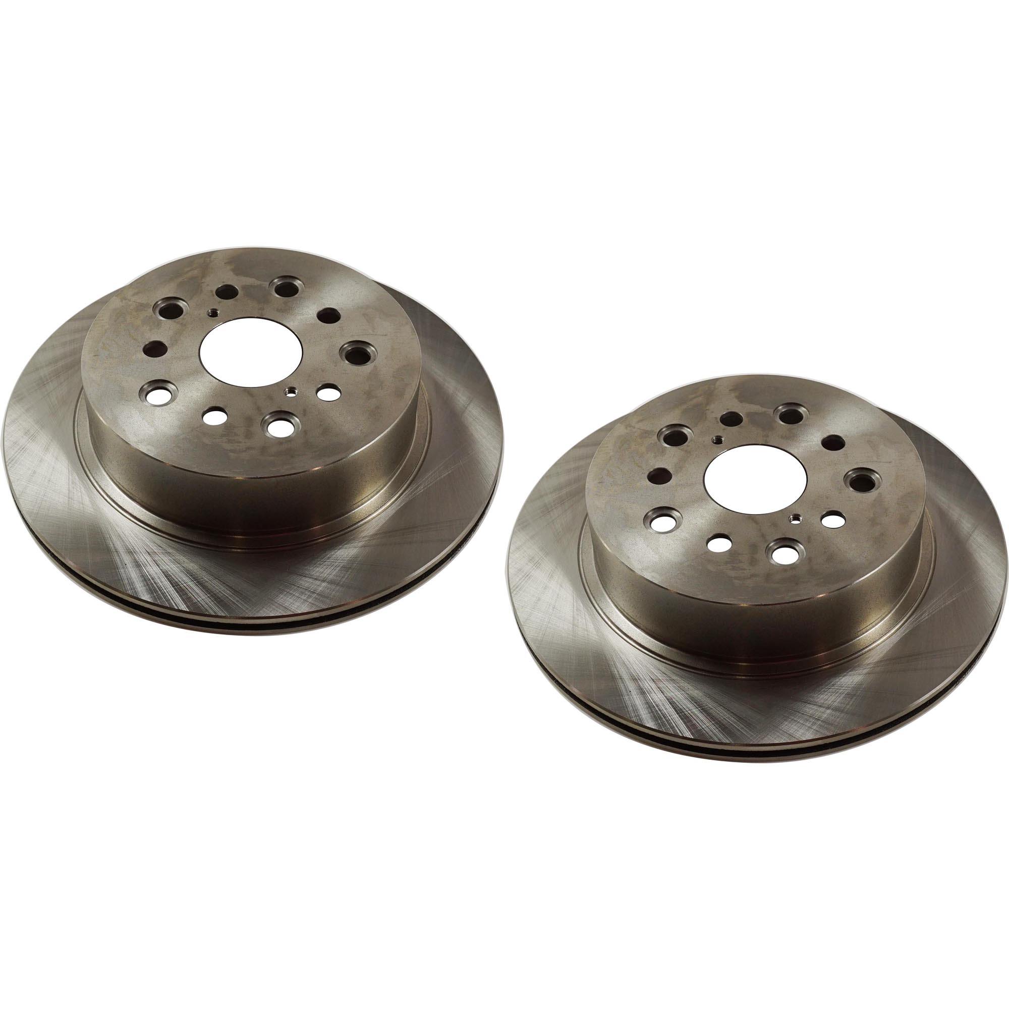AM LS430-01-06 REAR BRAKE DISC RH AND LH 2 Wheel Set SKU SET STPL27110031-2 OEM 42-431-500-704-243-100-000