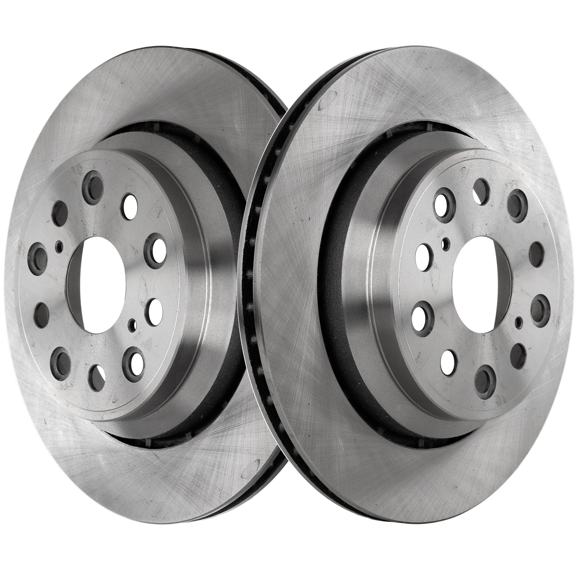 AM LS460-07-17 REAR BRAKE DISC 2 Wheel Set SKU SET STPL27110037-2 OEM 44737-71903-850138-980570-9007