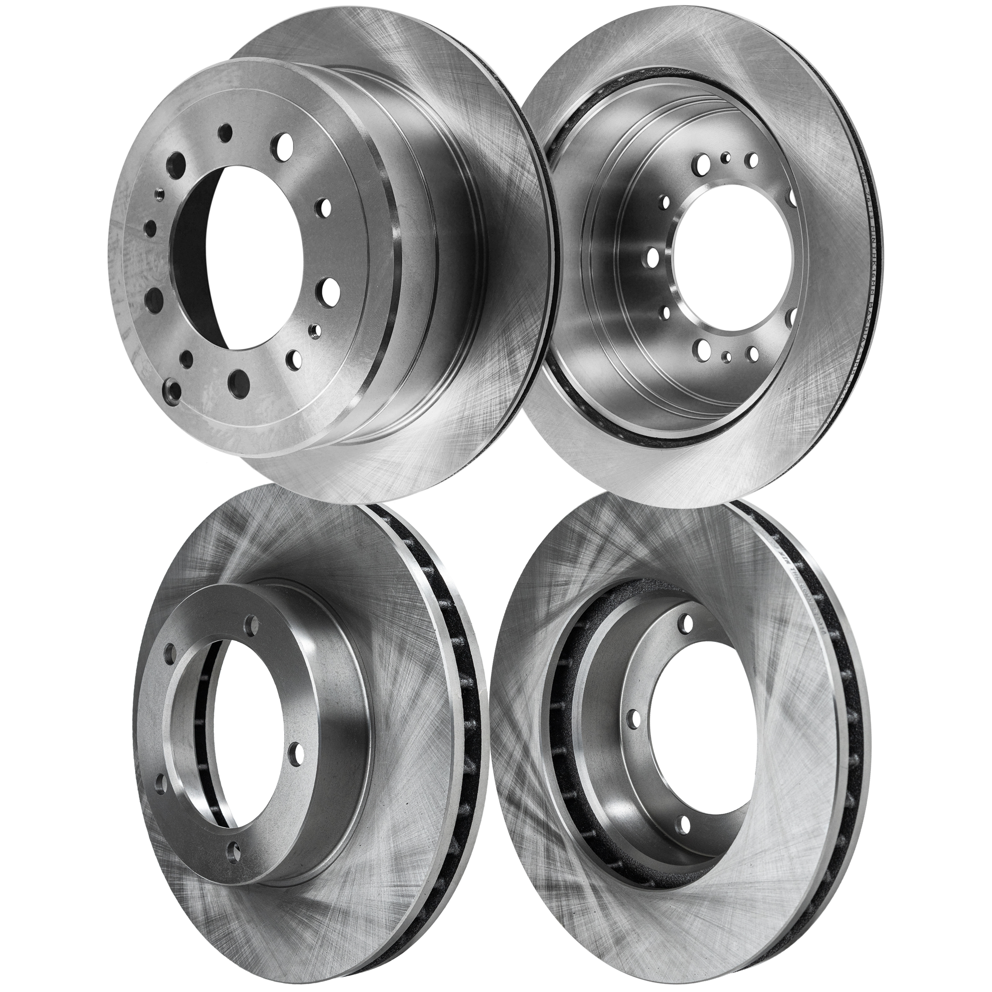 AM LAND CRUISER LX470-98-07 FRONT AND REAR BRAKE DISC 4 Wheel Set SKU SET STPL27110038-4 OEM 4351260130-4351260170-42431602