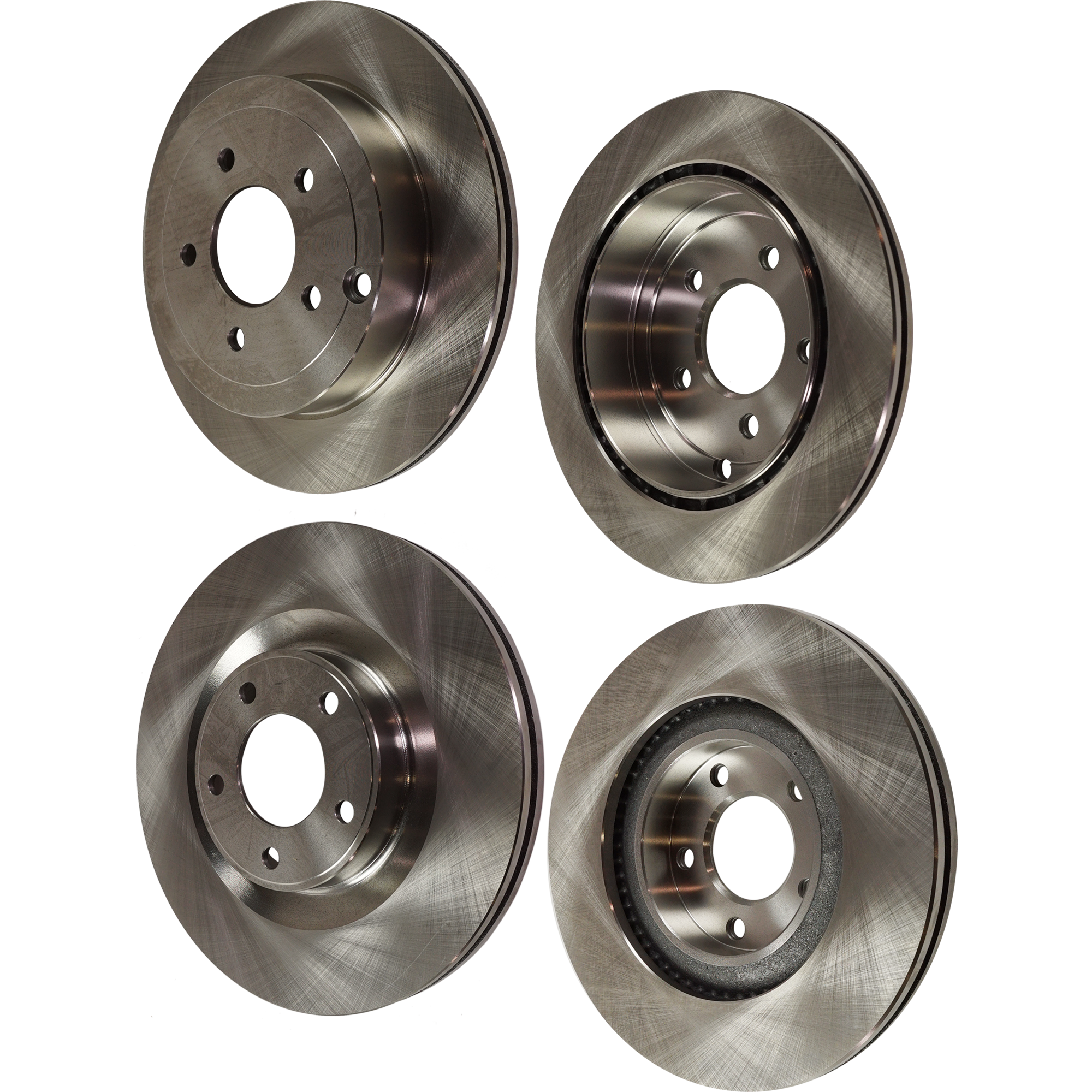 AM EDGE MKX 07-10 FRONT AND REAR BRAKE DISC 4 Wheel Set SKU SET STPL27110042-4 A OEM 7T4Z1125A 7T4Z2C026A