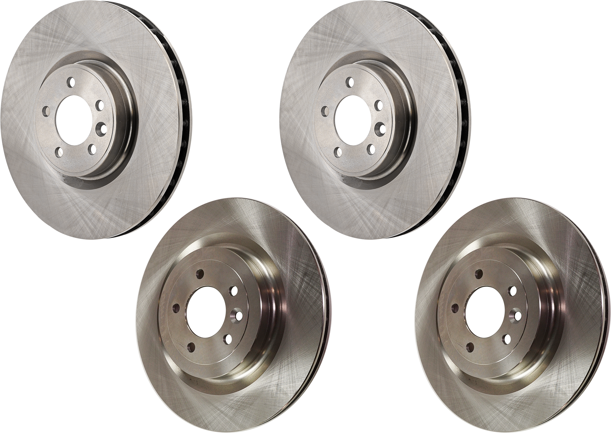 AM RANGE ROVER 13-17 RANGE ROVER SPORT 14-17 FRONT AND REAR BRAKE DISC 4 Wheel Set Plain Surface Vented 5 Lugs SKU SET STPL27110053-4 A OEM 34489-45559-980926-12122022-60