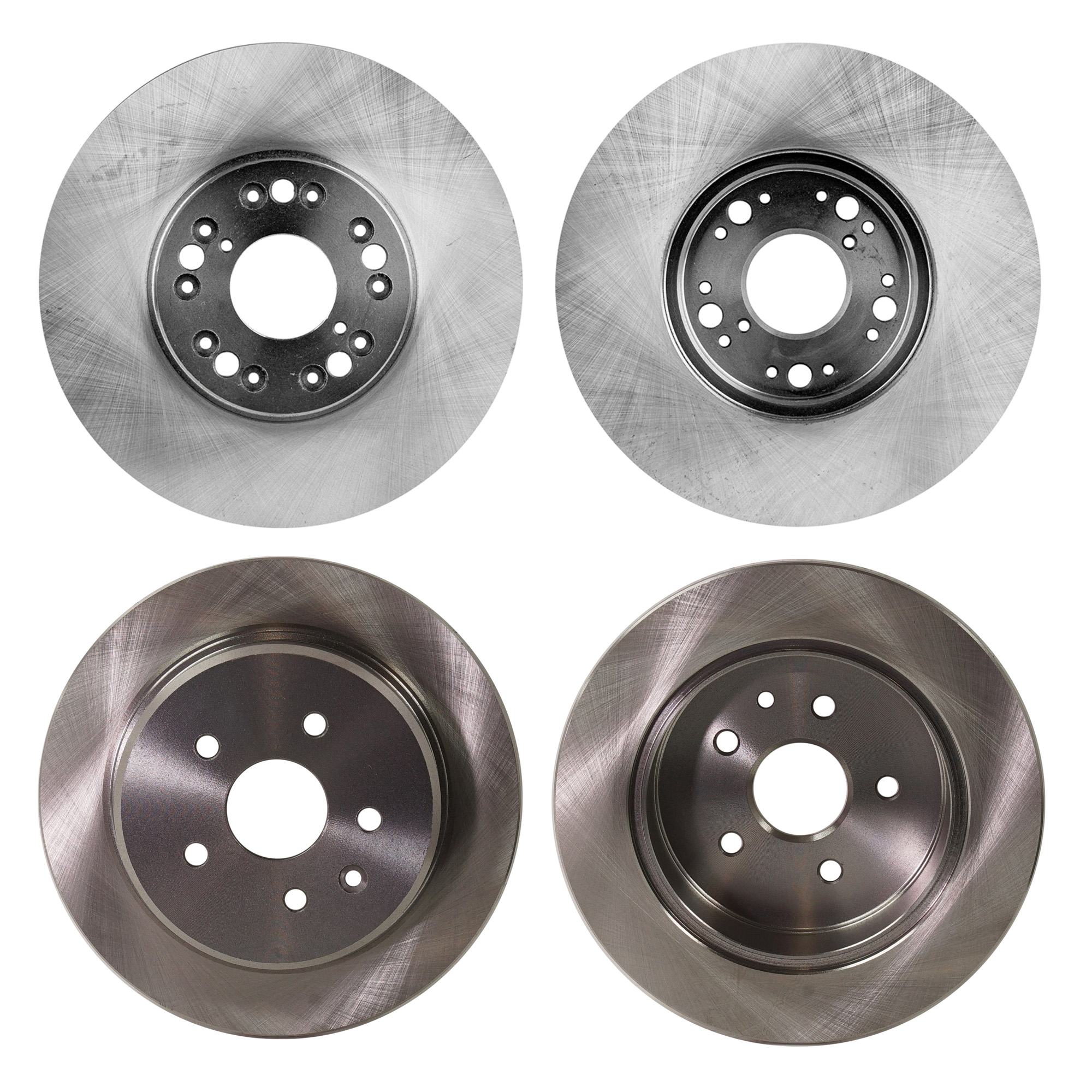 AM GS300-98-05 SC430-02-10 FRONT AND REAR BRAKE DISC 4 Wheel Set SKU SET STPL27110060-4 A OEM 4243130260-4243153011-43512530