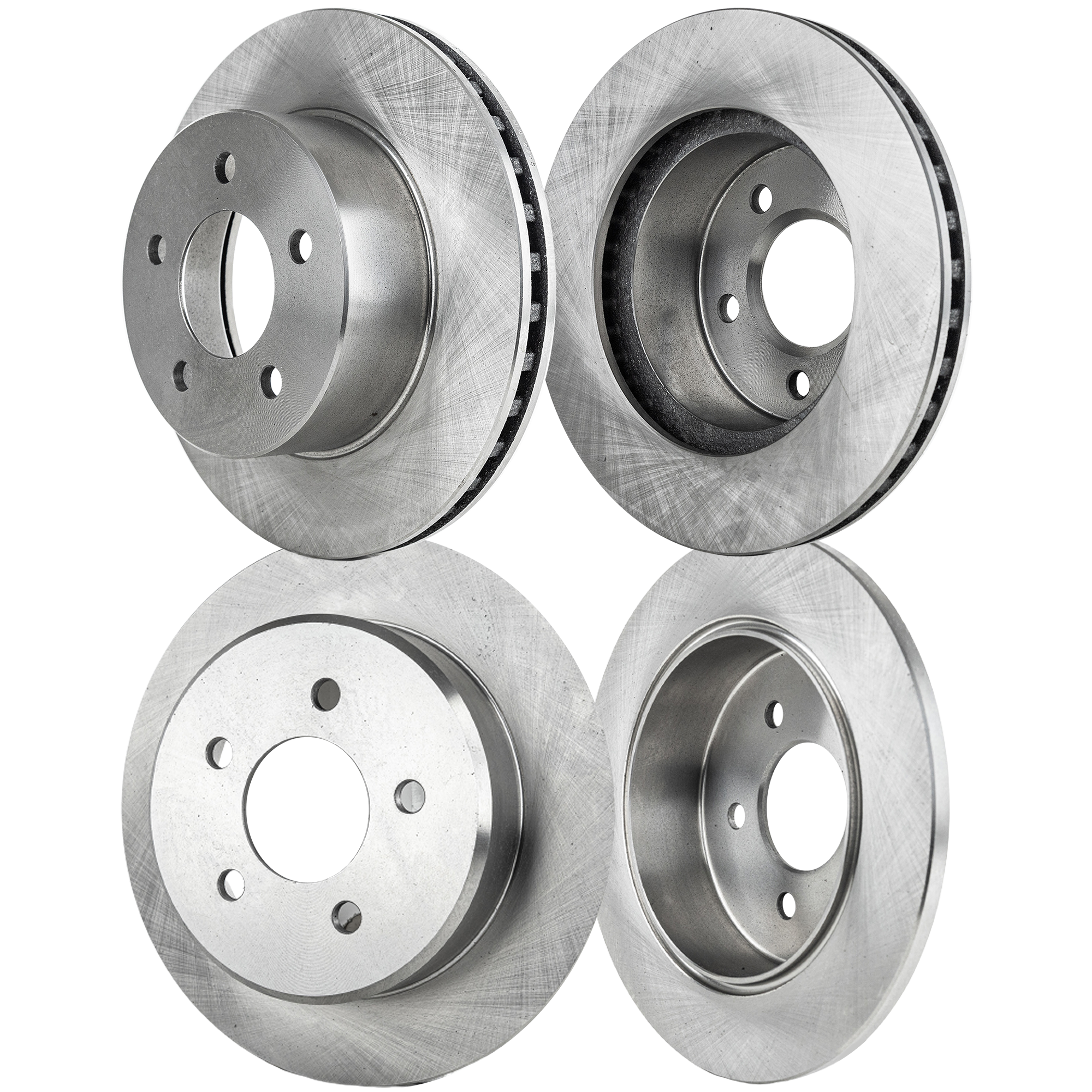 AM CROWN VICTORIA GRAND MARQUIS 92-94 FRONT AND REAR BRAKE DISC 4 Wheel Set SKU SET STPL27110063-4 OEM F1VY1125A F2VY1125A F3VY1125A
