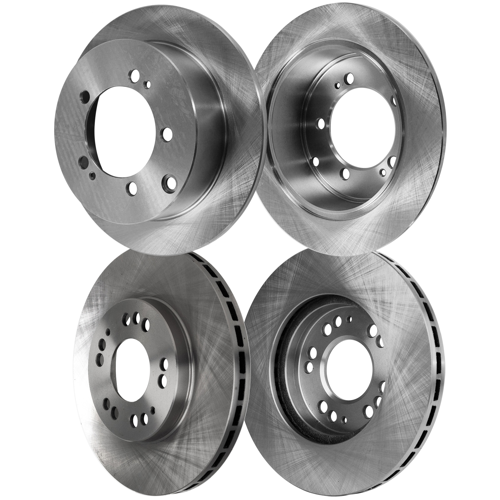 AM ECLIPSE 94-00 GALANT 99-00 FRONT AND REAR BRAKE DISC 4 Wheel Set SKU SET STPM27110002-4 OEM MB858799 MB928318 MB895200 MB9