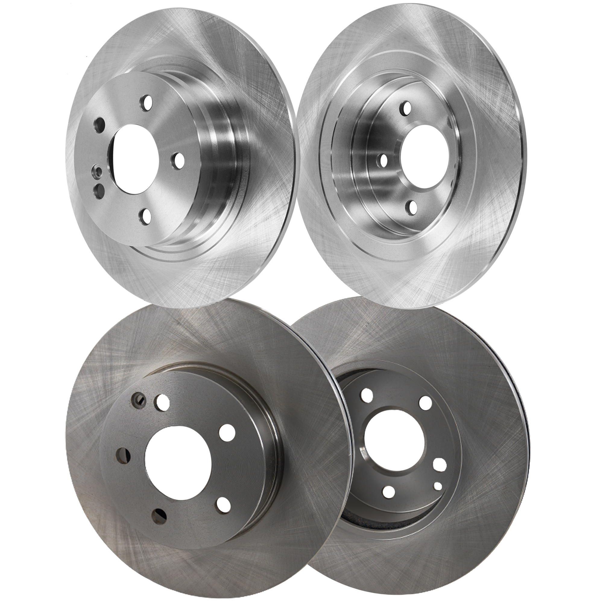 AM C250-10-15 C300-08-12 FRONT AND REAR BRAKE DISC 4 Wheel Set SKU SET STPM27110008-4 OEM 2044210912-2044230612-20442309