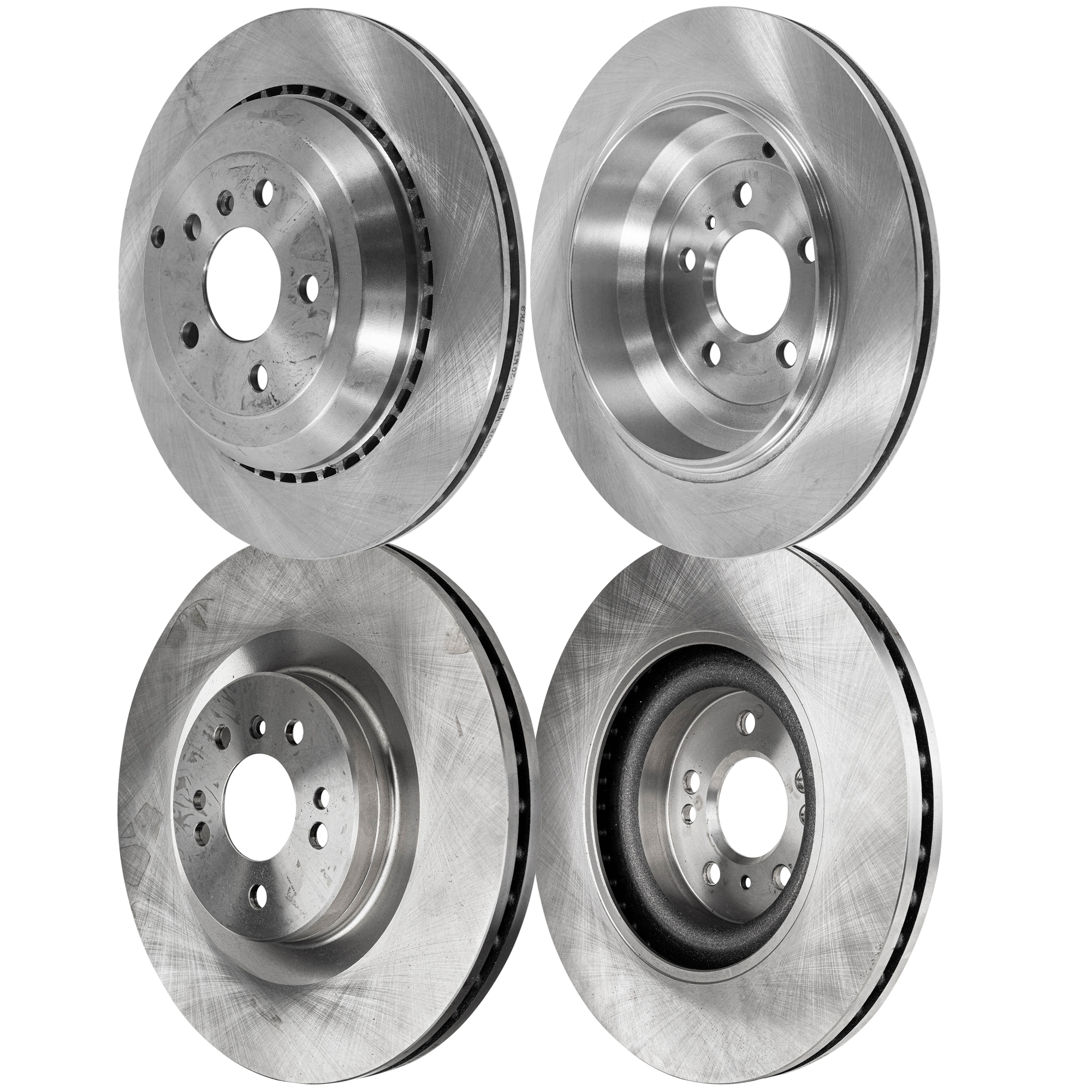 AM G55 AMG 05-06 GL CLASS 07-12 FRONT AND REAR BRAKE DISC 4 Wheel Set SKU SET STPM27110051-4 OEM 1644210512-1644211412-34296-45