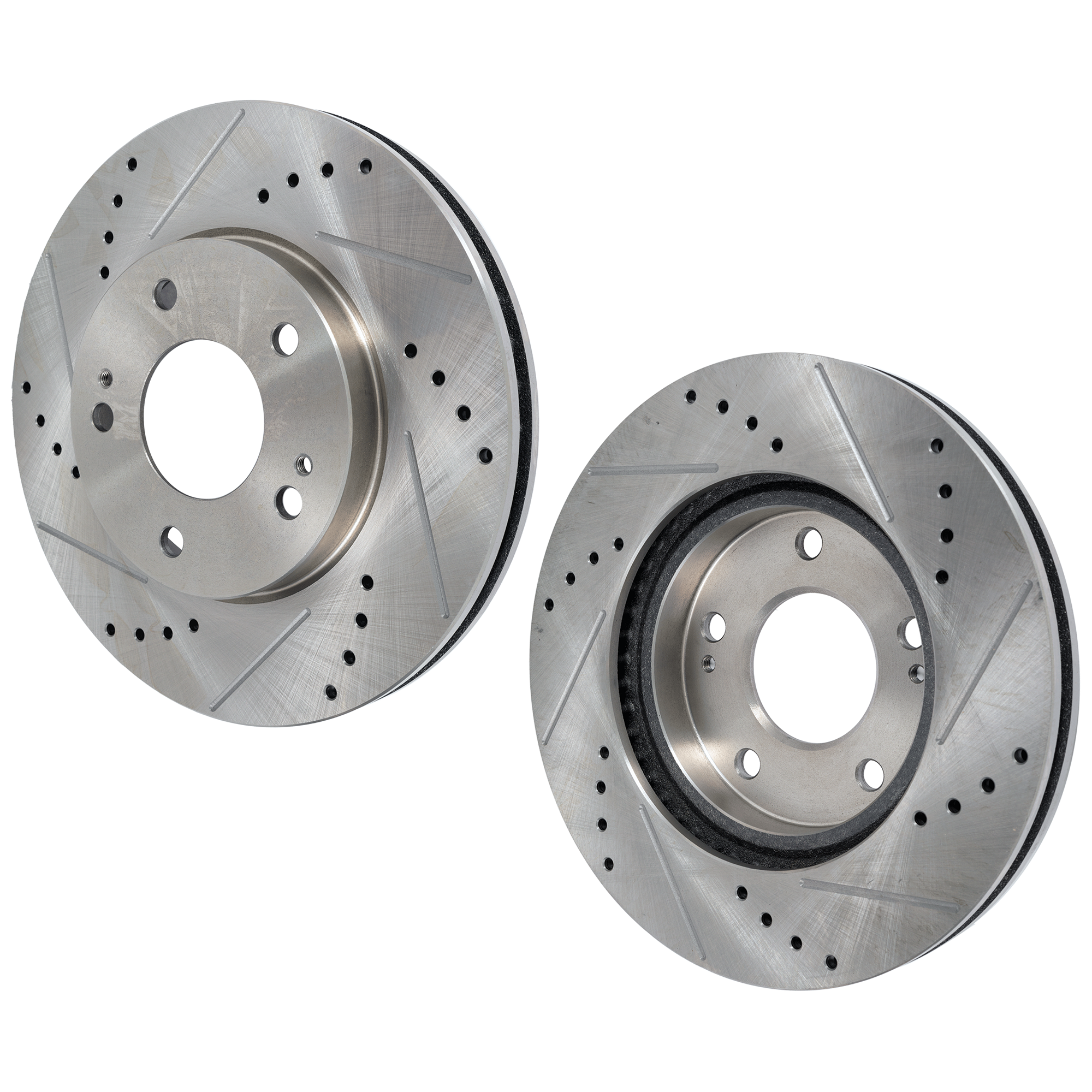 AM GALANT 00-12 FRONT BRAKE DISC Drilled and Slotted SKU SET STPM27110053DRS2 OEM 5399-19934-31503-76921-103049