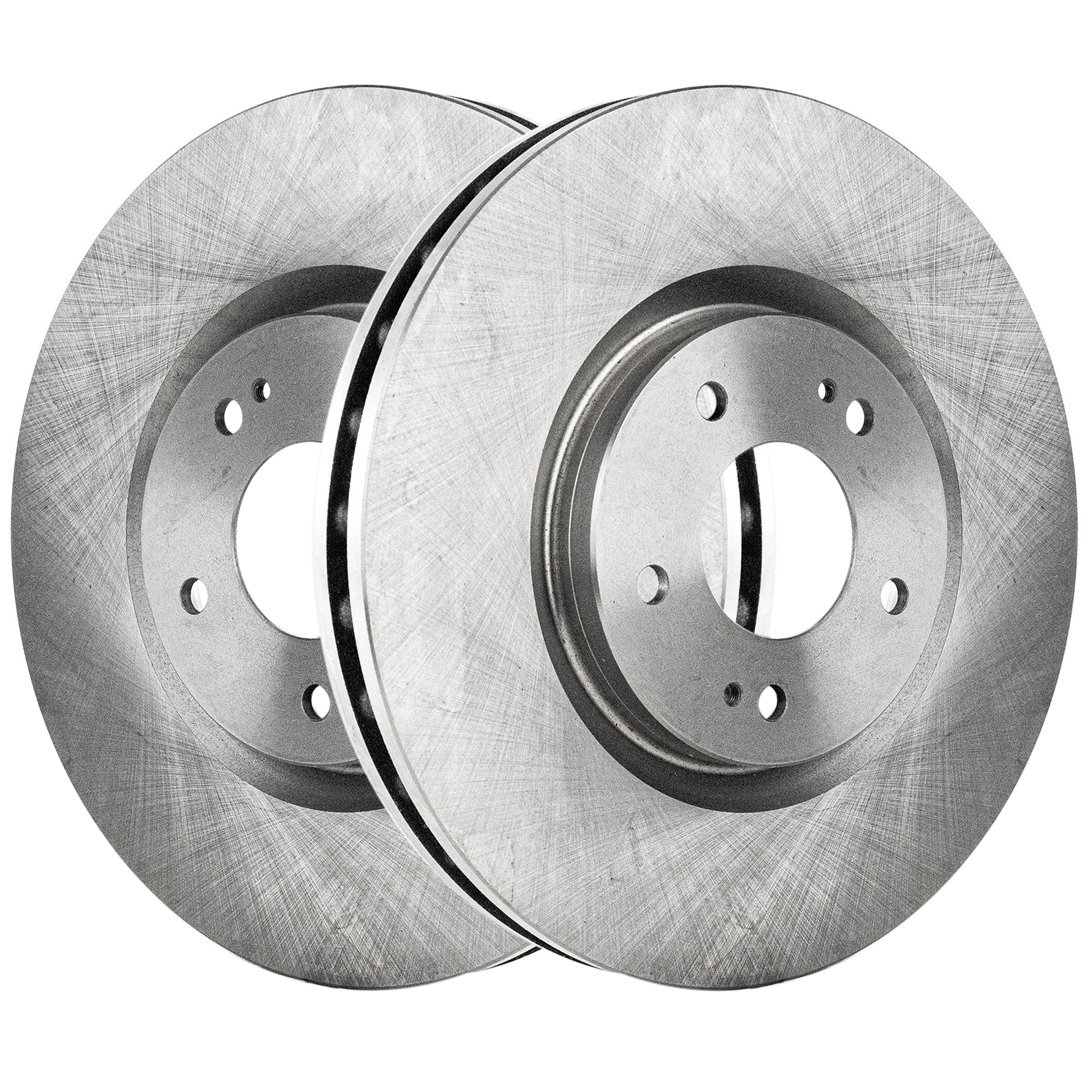 AM LANCER 03-06 FRONT BRAKE DISC RH AND LH Plain Surface Vented 5 Lugs 2 Wheel Set SKU SET STPM27110060-2 OEM MR370723 MR493993-4615A031