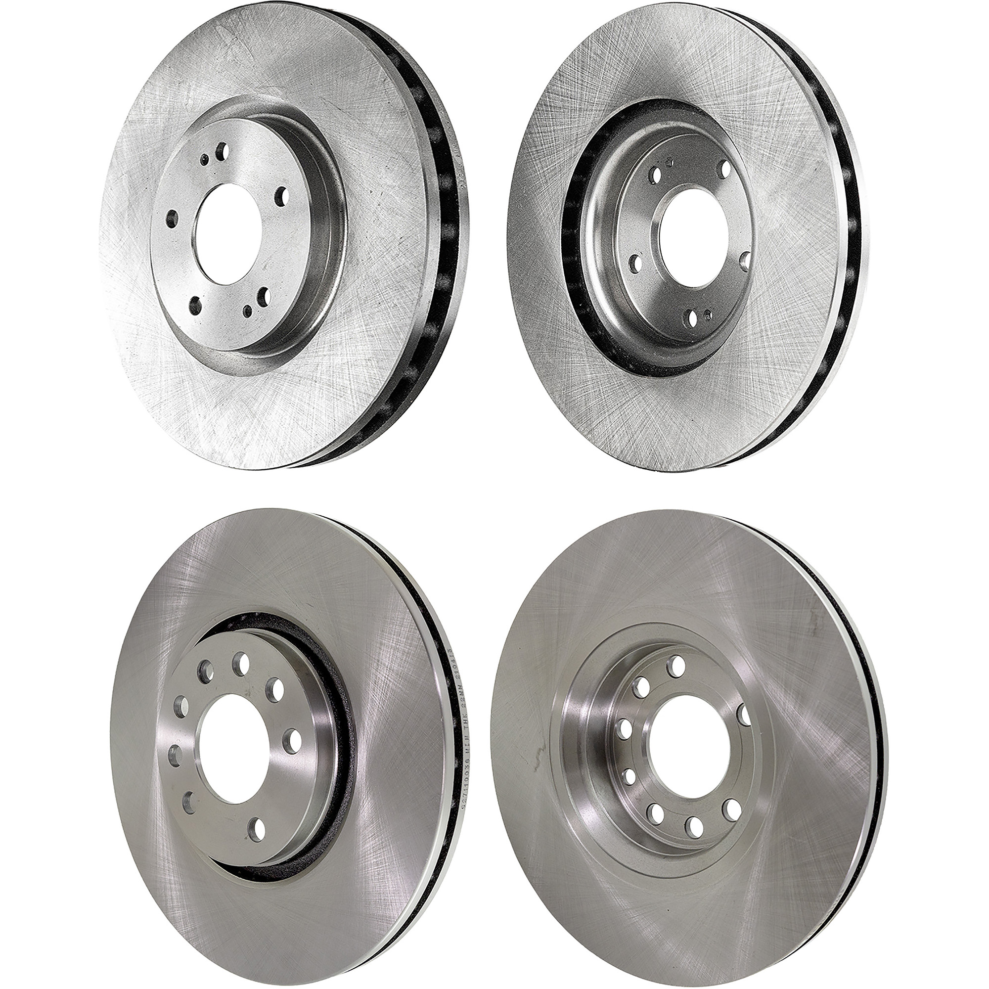 AM LANCER 03-06 FRONT AND REAR BRAKE DISC Plain Surface Vented 5 Lugs 4 Wheel Set SKU SET STPM27110060-4 OEM 31355-60072036-31355G 980194R