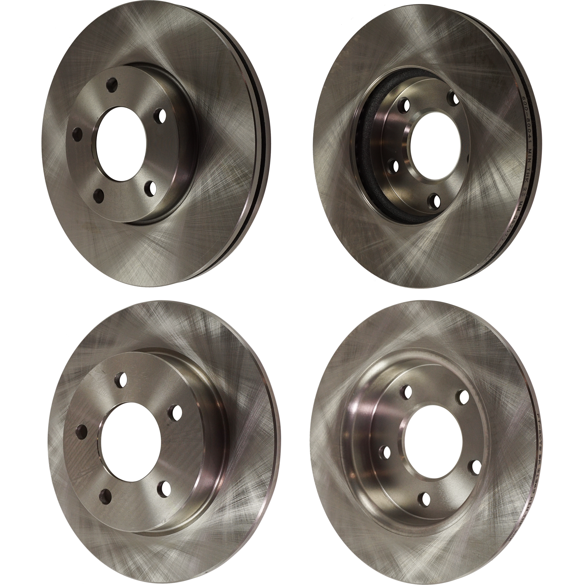 AM 3-04-13-3 SPORT 09-13 FRONT AND REAR BRAKE DISC 4 Wheel Set SKU SET STPM27110065-4 OEM BP4Y3325XB BP4Y3325XD C24Y3325