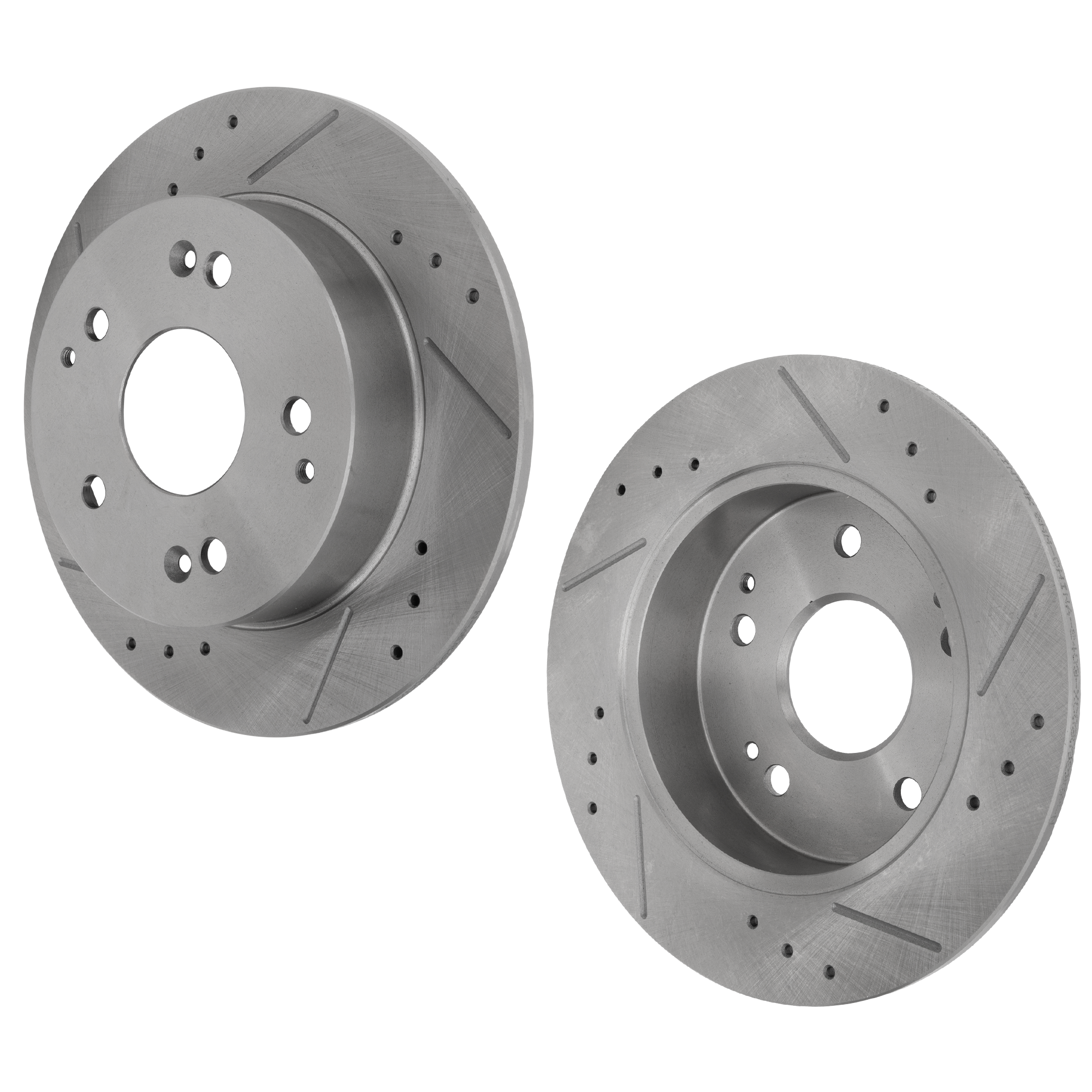 AM MAZDA 3-04-13-3 SPORT 09-13 FRONT BRAKE DISC RH AND LH Drilled and Slotted SKU SET STPM27110065DRS2 OEM 31373-48880295-60080041-31373G