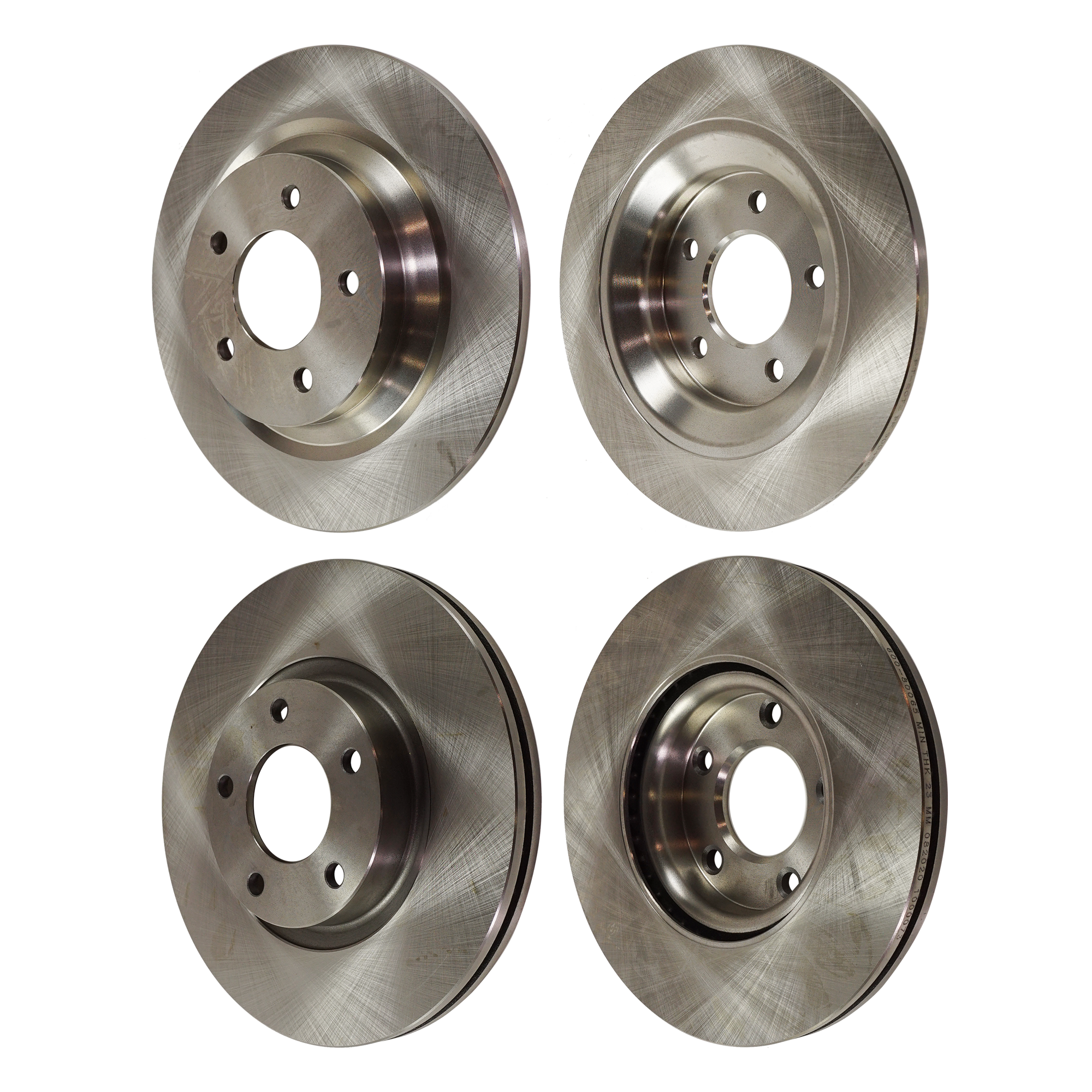 AM 5-06-17 FRONT AND REAR BRAKE DISC 4 Wheel Set SKU SET STPM27110067-4 A OEM BP6Y3325XD C26Y3325XA C26Y3325