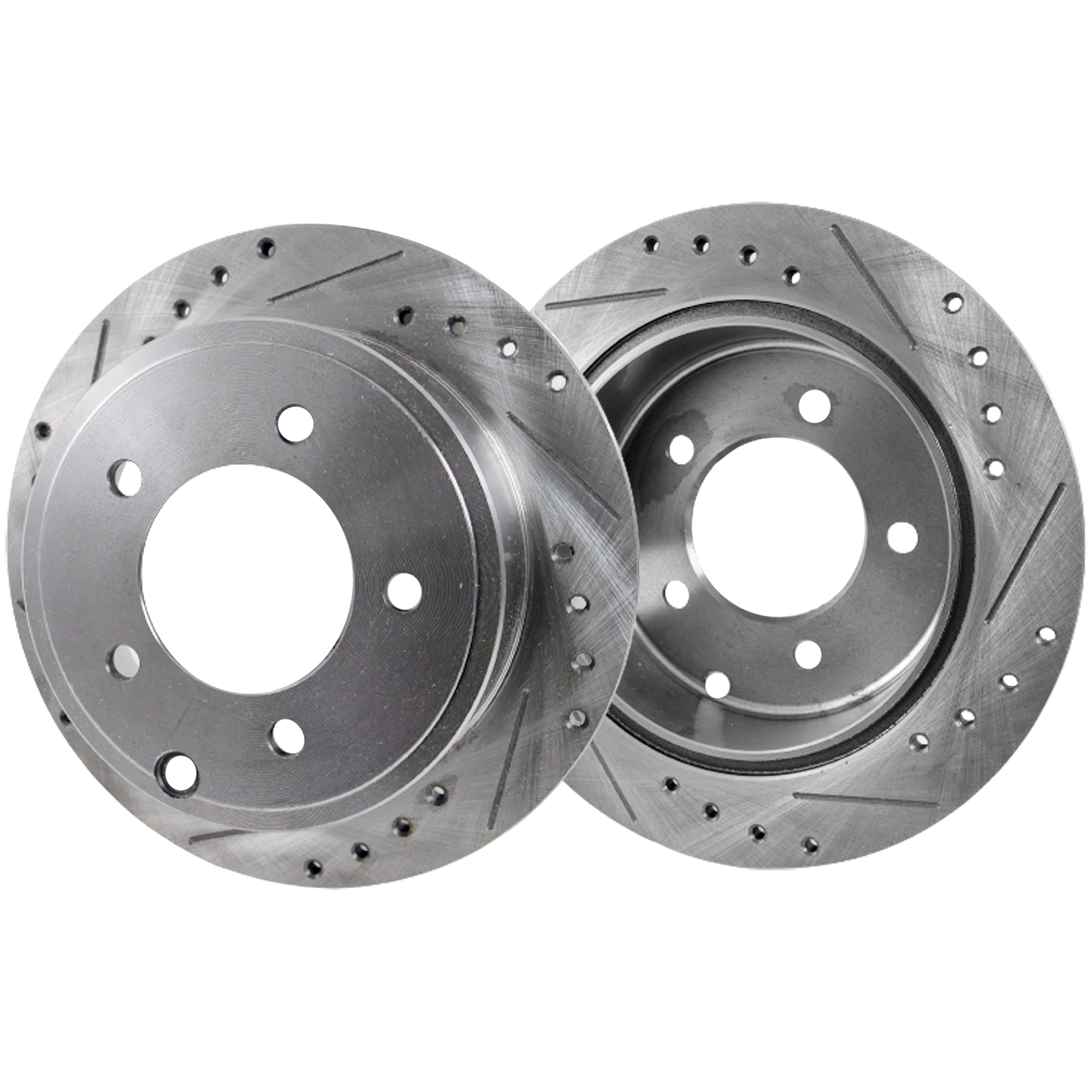 AM MAZDA 3-04-13 REAR BRAKE DISC RH AND LH Drilled and Slotted SKU SET STPM27110068DRS2 OEM 31366-48880287-60080040-31366G
