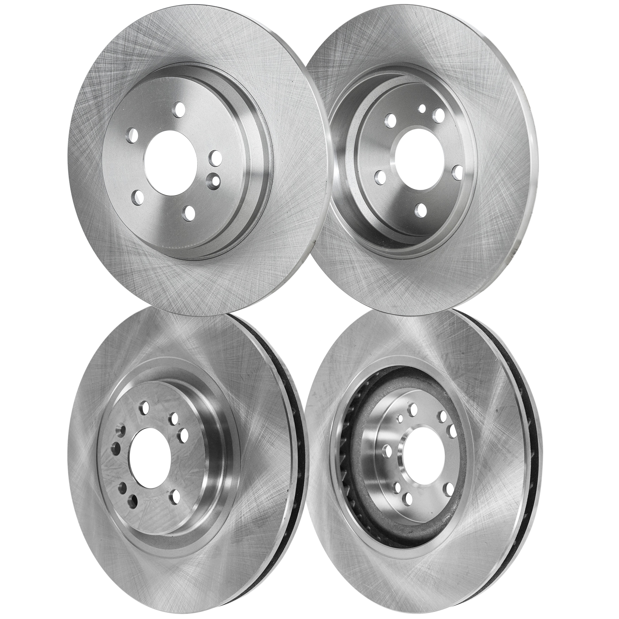 AM ML430-00-01 ML500-02-05 FRONT AND REAR BRAKE DISC 4 Wheel Set SKU SET STPM27110079-4 OEM 1634210312-34175-4886940-60063