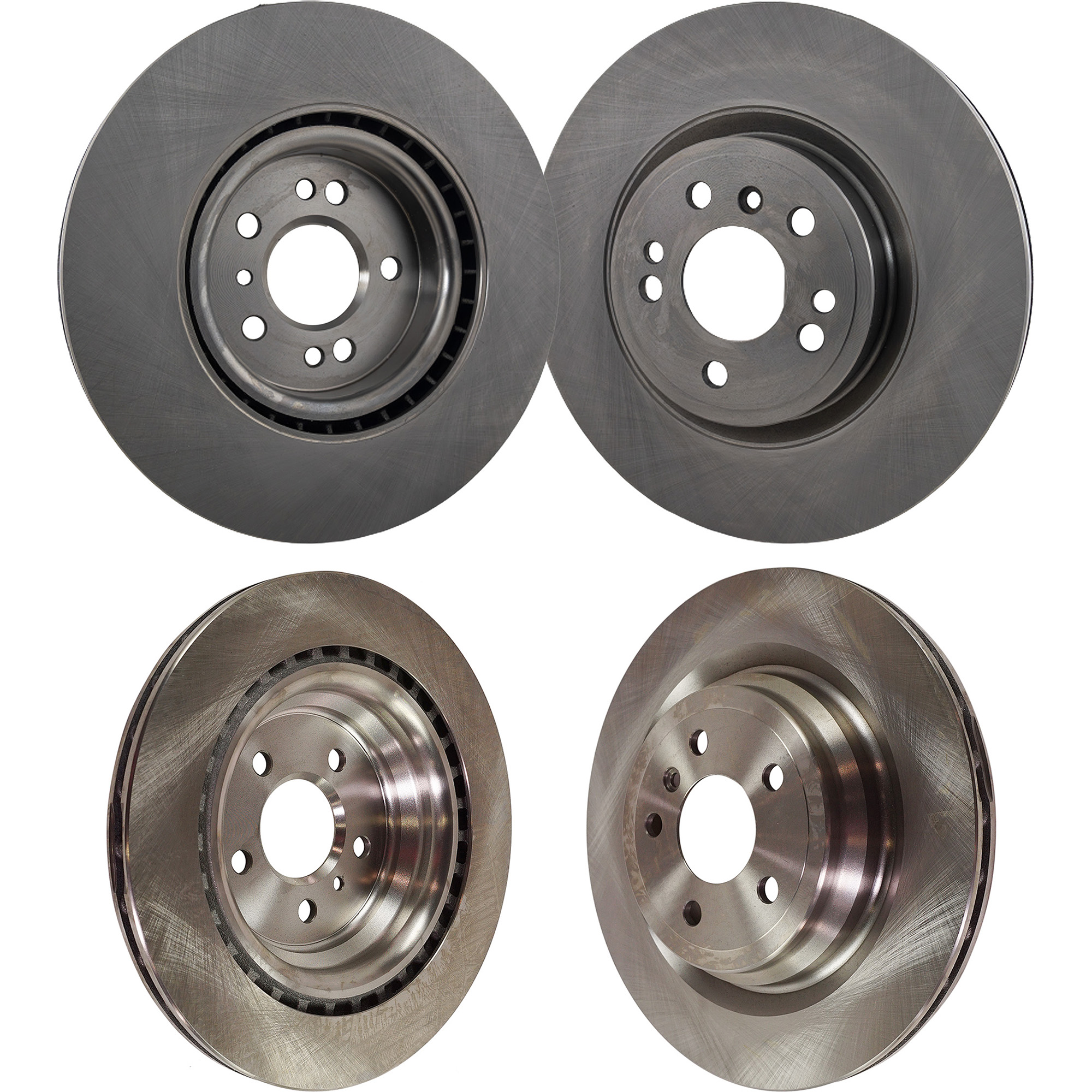 AM GLE43 AMG 17-19 ML350-12-15 FRONT AND REAR BRAKE DISC RH AND LH 4 Wheel Set Plain Surface SKU SET STPM27110081-4 B OEM 15719-850336-981085-12135127-6