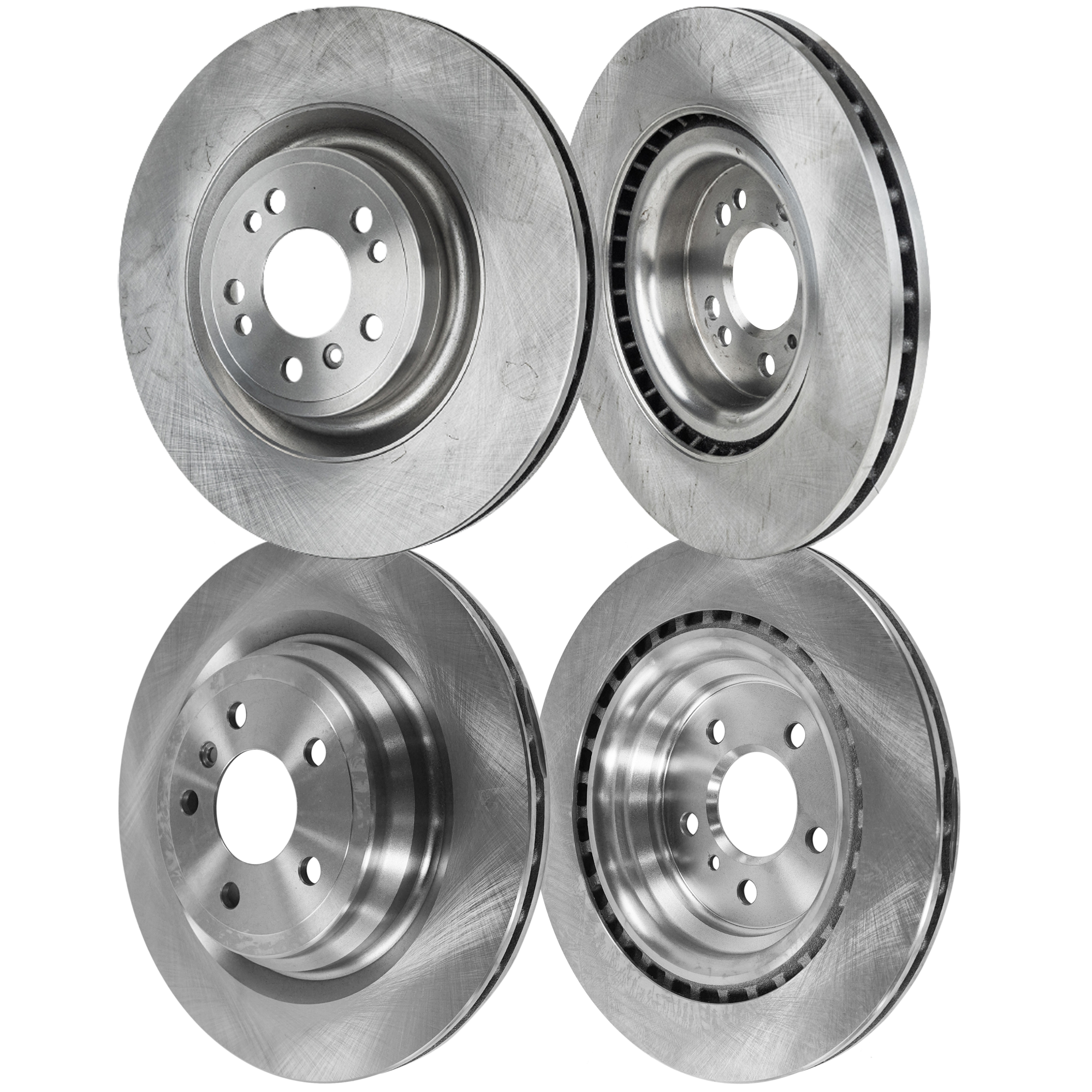 AM ML350-12-15 ML400-15-15 FRONT AND REAR BRAKE DISC 4 Wheel Set SKU SET STPM27110095-4 B OEM 15719-850336-981085-12135127-6