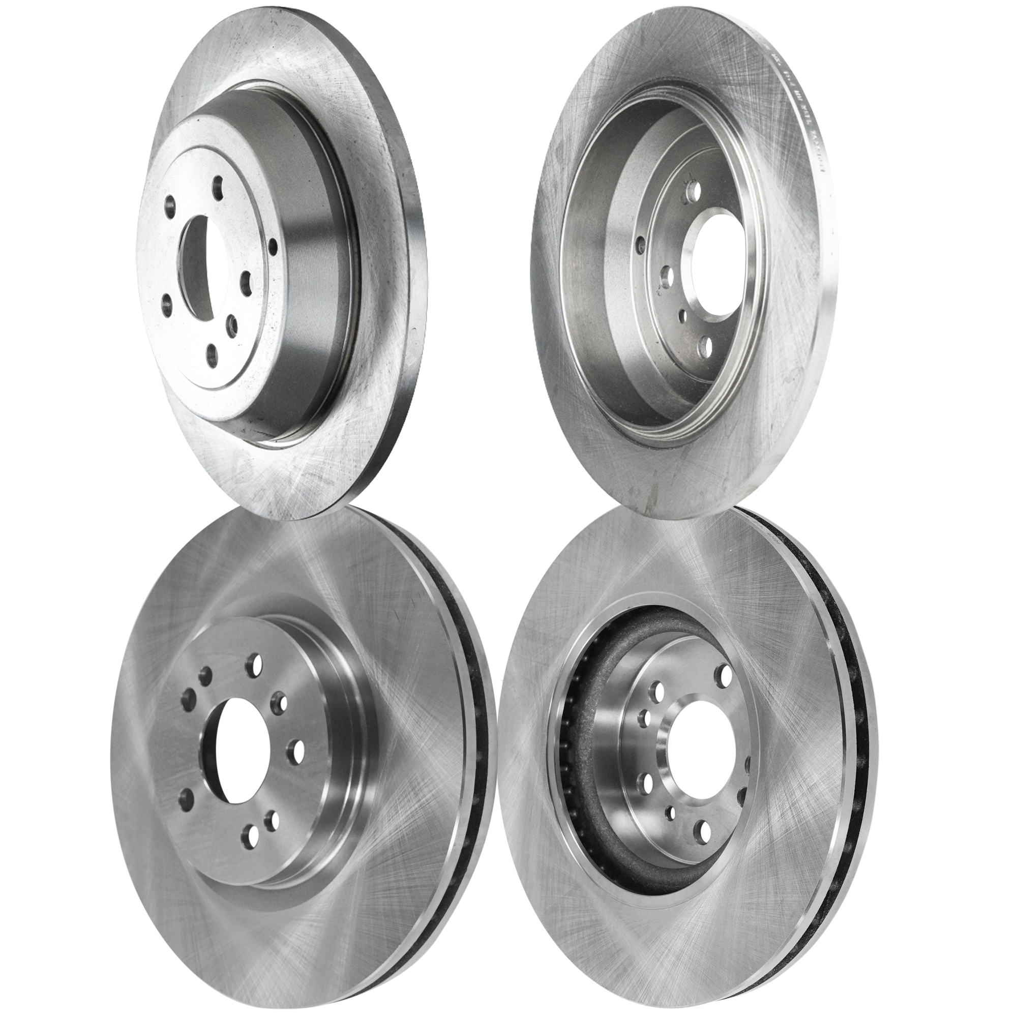 AM GL320 GL450-07-07 FRONT AND REAR BRAKE DISC 4 Wheel Set SKU SET STPM27110096-4 A OEM 1644210412-1644211312-16442111
