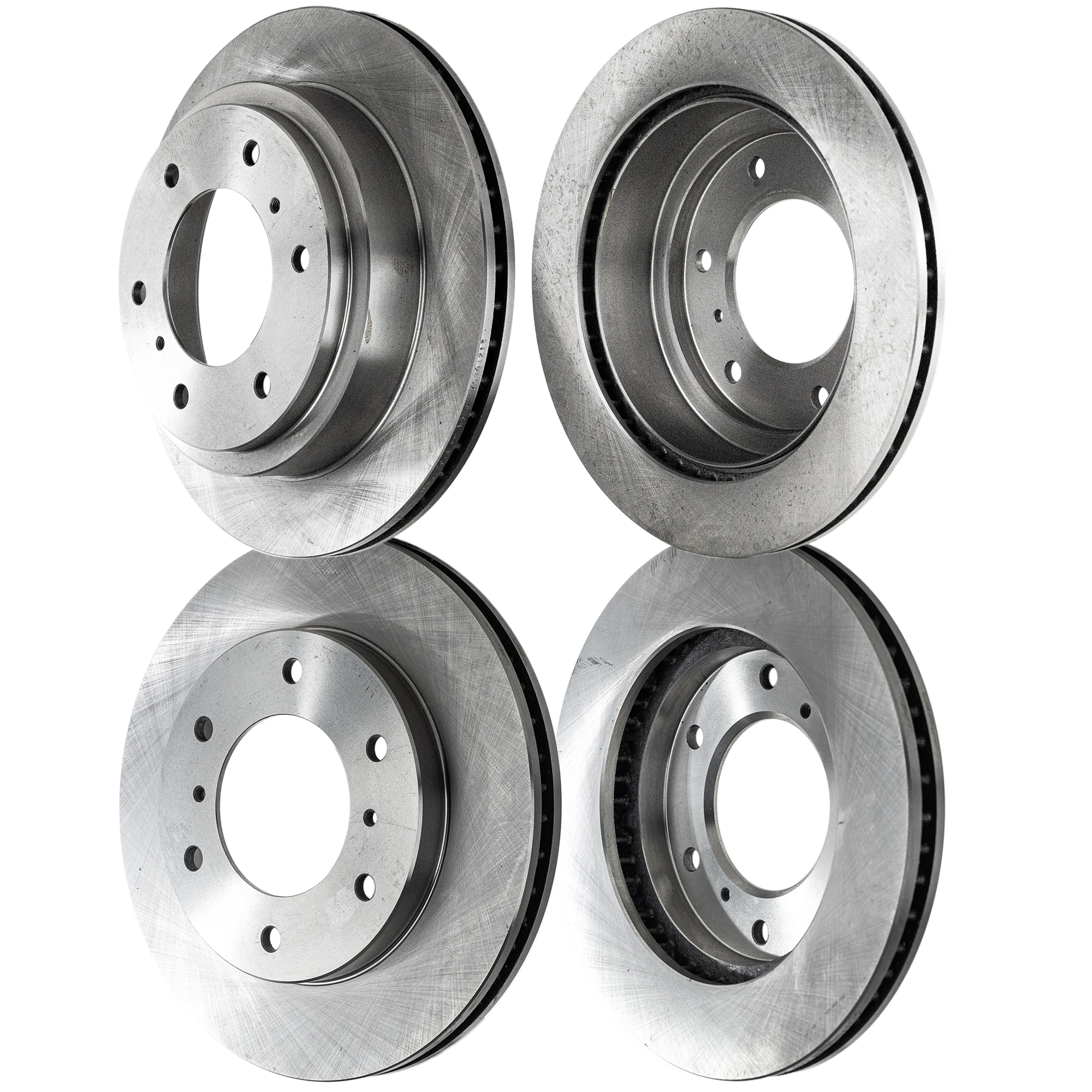 AM MONTERO 00-06 FRONT AND REAR BRAKE DISC 4 Wheel Set SKU SET STPM27110098-4 OEM MR407116 MR407289 MR418067