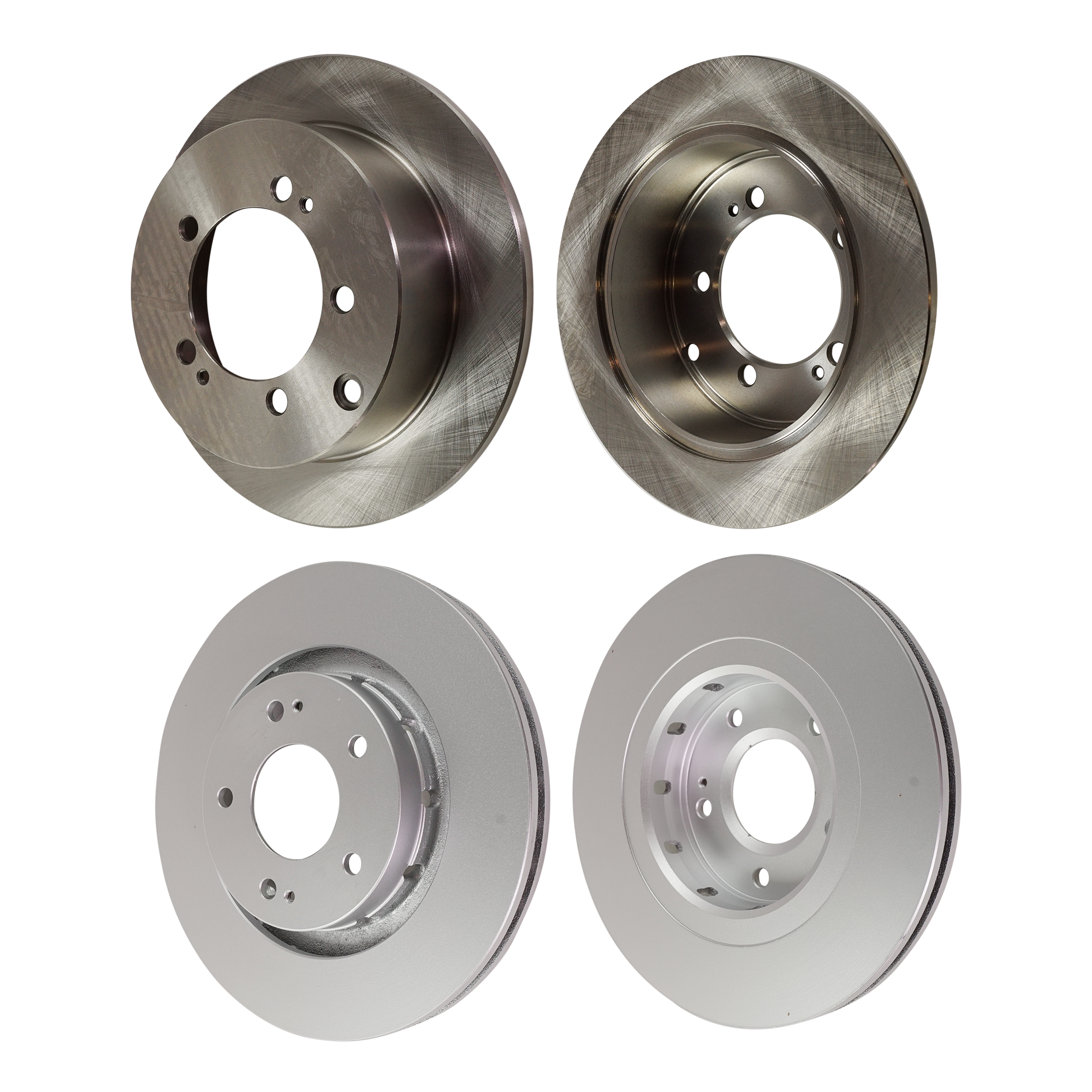 AM OUTLANDER 05-06 FRONT AND REAR BRAKE DISC 4 Wheel Set SKU SET STPM27110106-4 A OEM MB895200 MB928716 MR205215