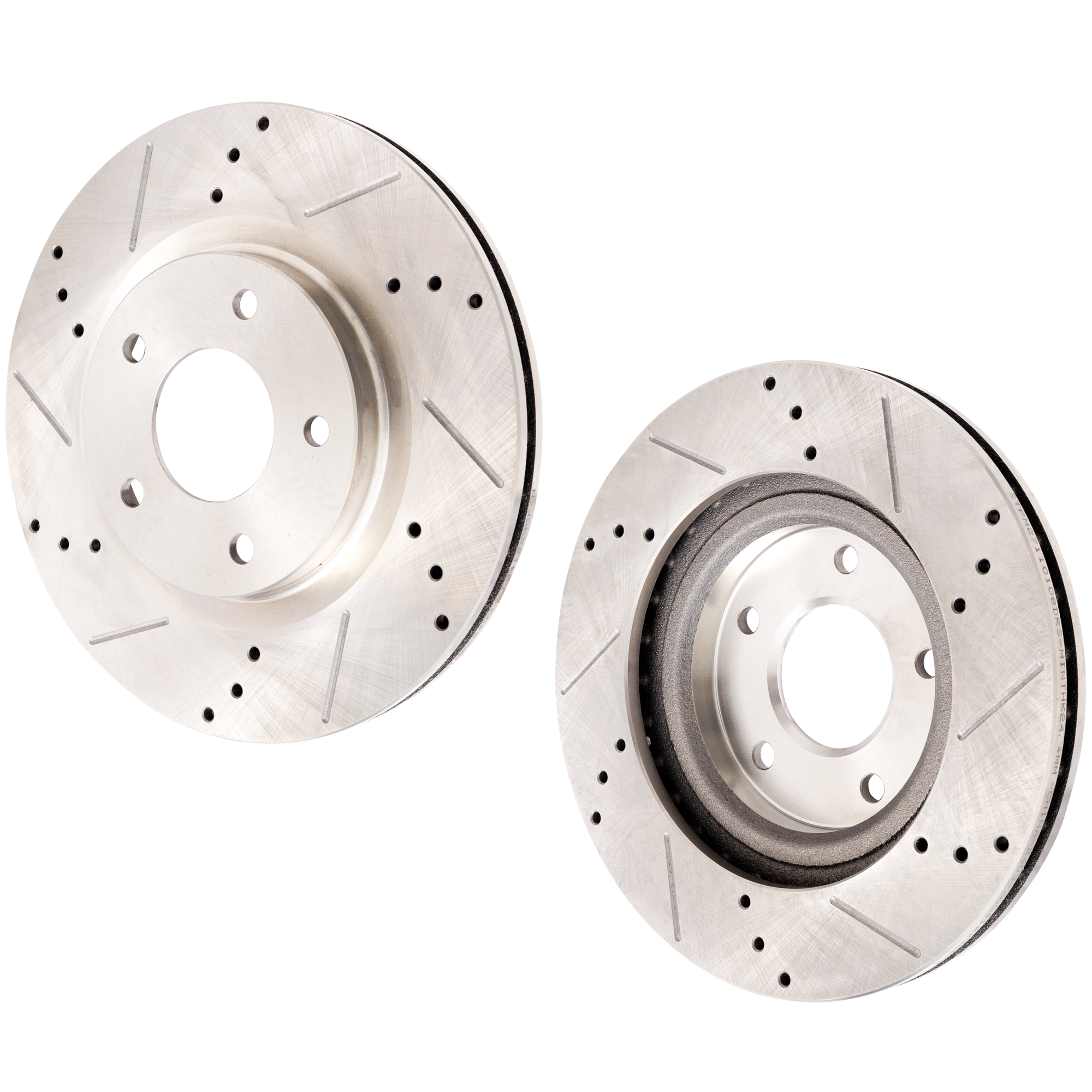 AM OUTLANDER 07-20 OUTLANDER SPORT 11-22 FRONT BRAKE DISC Drilled and Slotted SKU SET STPM27110108DRS2 OEM 43153-53038-145706-780459-0833