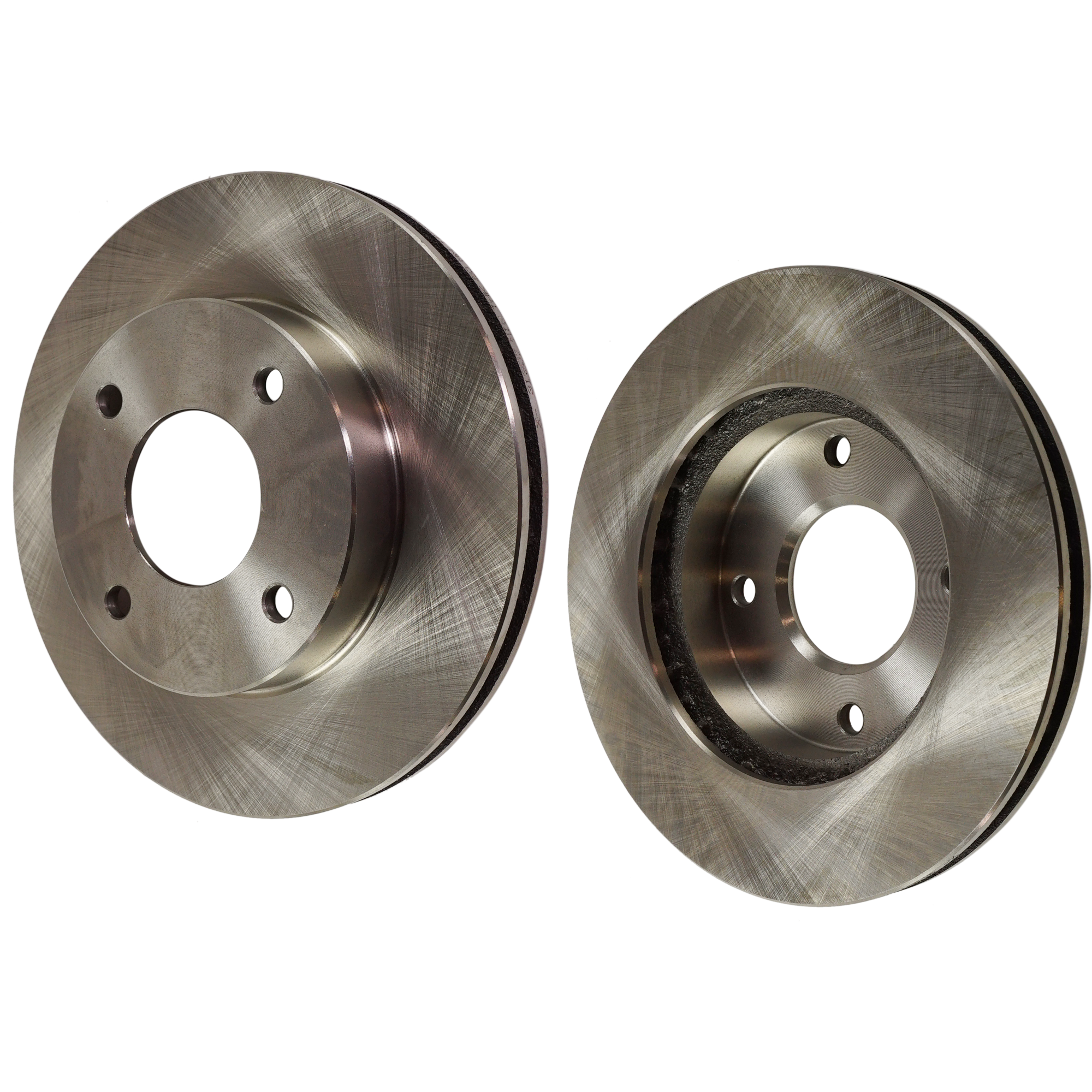 AM 240SX 89-98 SENTRA 00-06 FRONT BRAKE DISC 2 Wheel Set SKU SET STPN27110002-2 OEM 4020671E06-4020671E01-4020671E