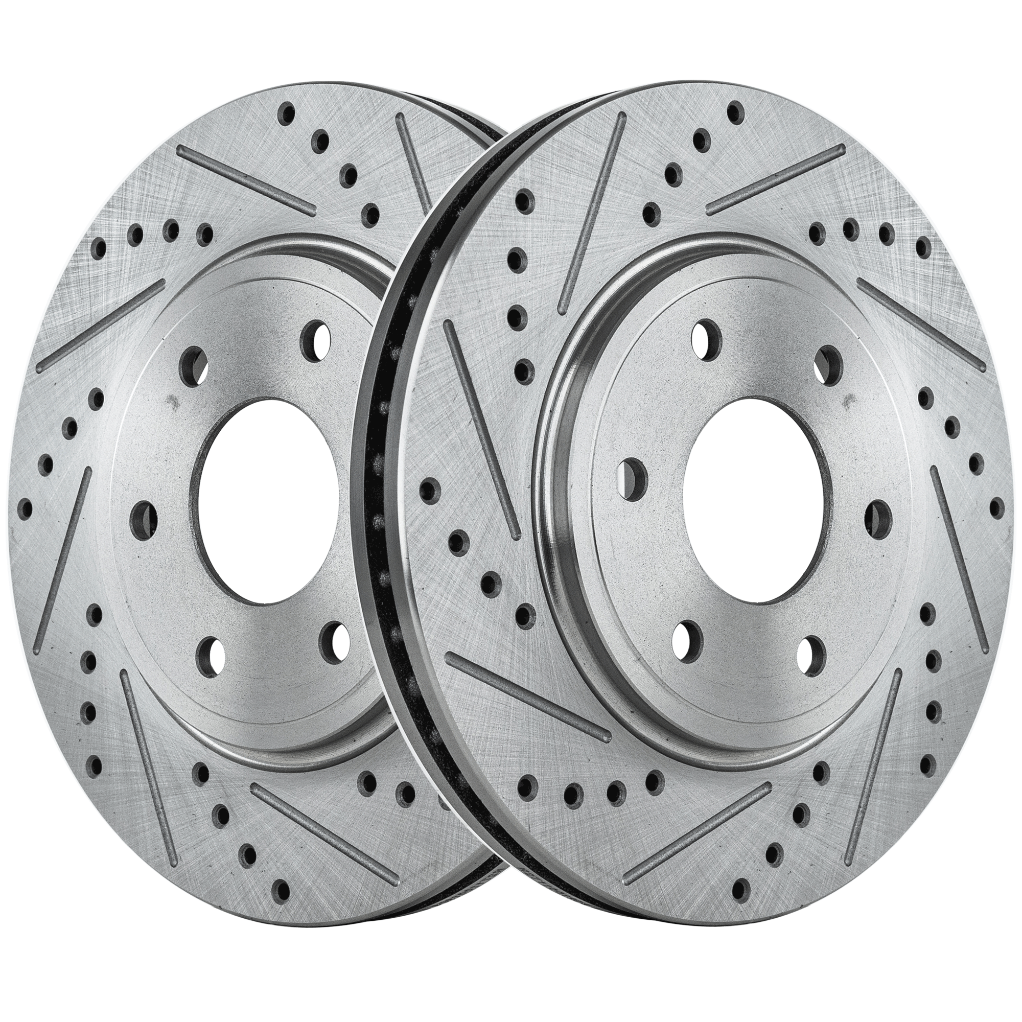 AM FRONTIER 05-19 EQUATOR 09-12 FRONT BRAKE DISC RH AND LH Performance Rotor Drilled and Slotted SKU SET STPN27110019DRS2 OEM 31411-44584-60300-0833331-9002