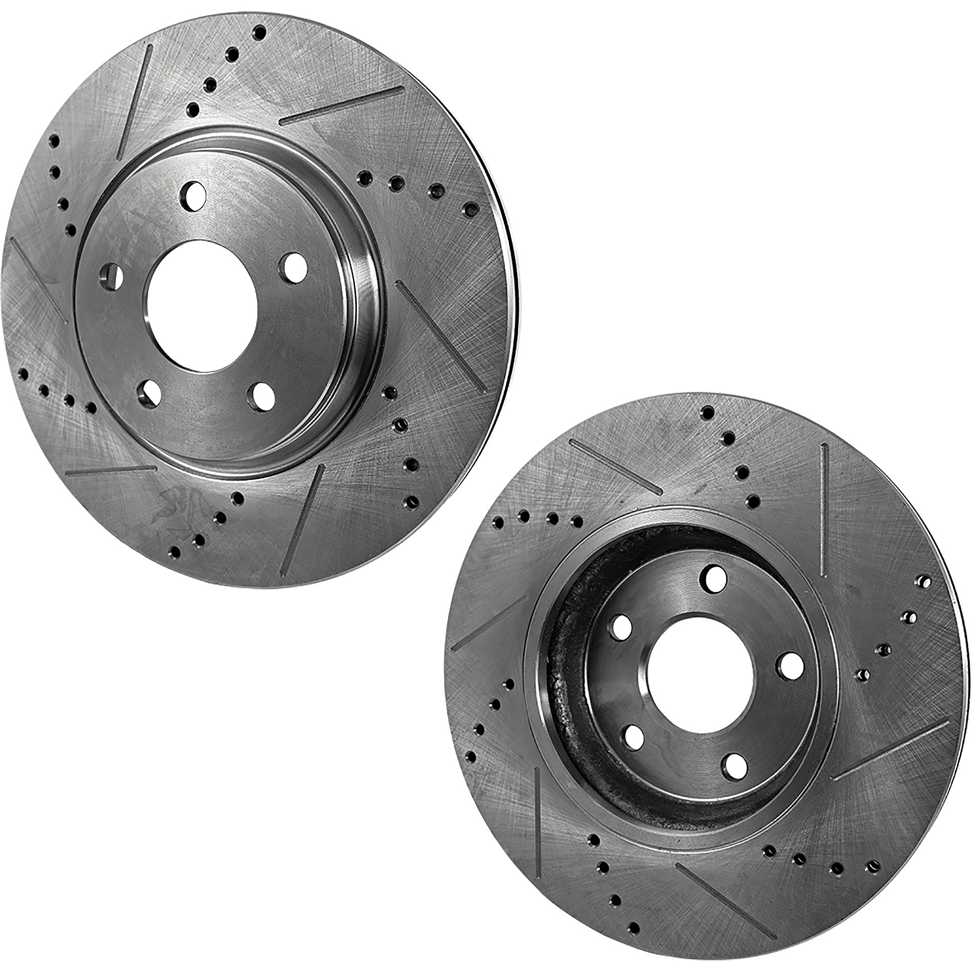 AM MURANO 03-23 REAR BRAKE DISC Cross drilled and Slotted SKU SET STPN27110030DRS2 OEM 31348-145537-0832970-980155-48