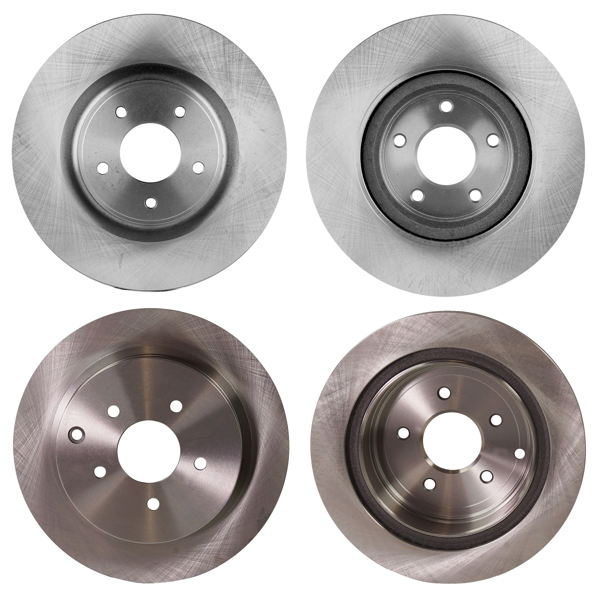 AM PATHFINDER 13-20 MURANO 15-22 FRONT AND REAR BRAKE DISC 4 Wheel Set SKU SET STPN27110038-4 B OEM 43206WL000-43206CA000-43206CK0
