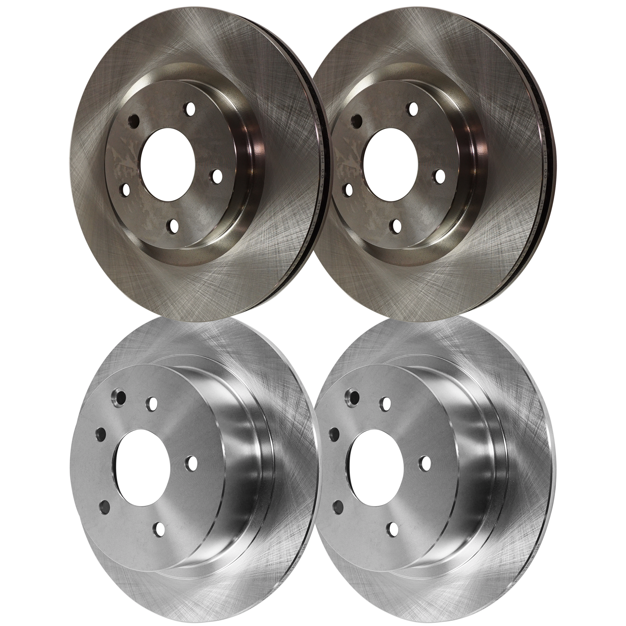 AM SENTRA 07-12 FRONT AND REAR BRAKE DISC 4 Wheel Set SKU SET STPN27110046-4 B OEM 432068J102-432069Y000-432069W1