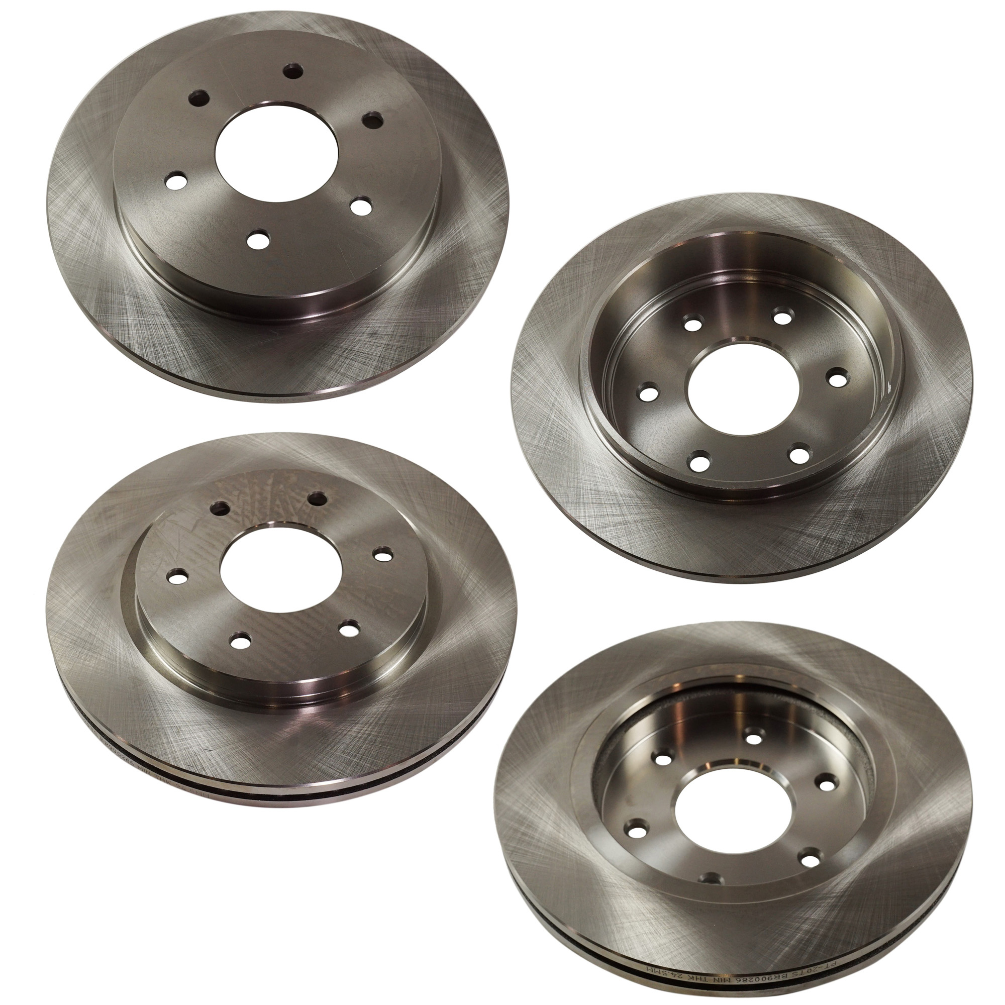 AM ARMADA 05-06 TITAN 05-07 FRONT AND REAR BRAKE DISC 4 Wheel Set SKU SET STPN27110053-4 OEM 432067S000-40206ZC00A 40206AC0