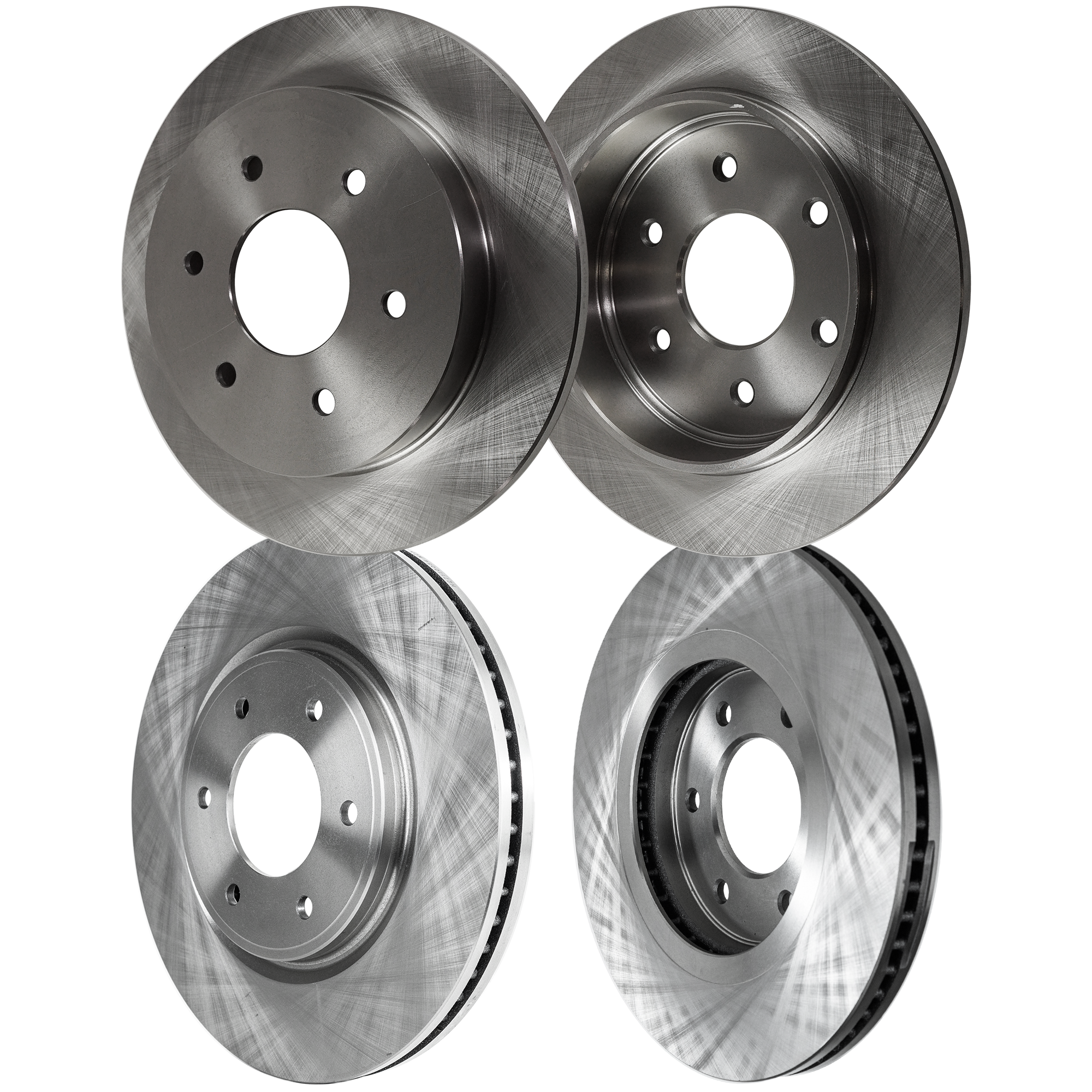 AM ARMADA 08-19 QX56-08-10 FRONT AND REAR BRAKE DISC 4 Wheel Set SKU SET STPN27110054-4 OEM 432067S000-40206ZR00A 402069FF