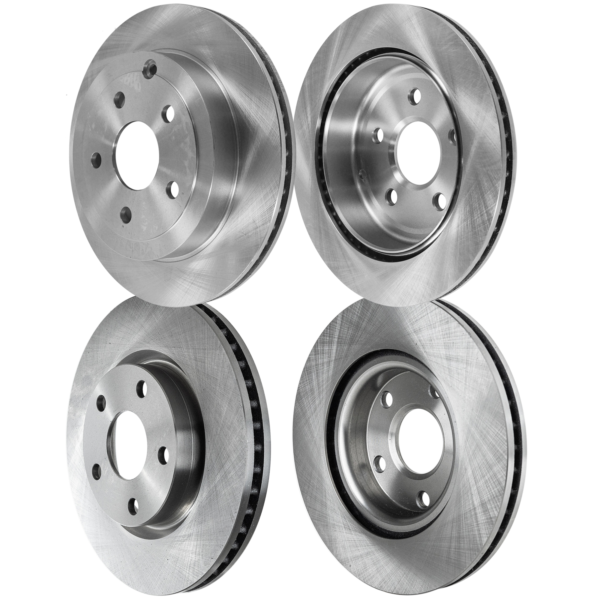 AM G8-08-09 FRONT AND REAR BRAKE DISC 4 Wheel Set SKU SET STPP27110010-4 OEM 41249-55168-850106-900512-6005