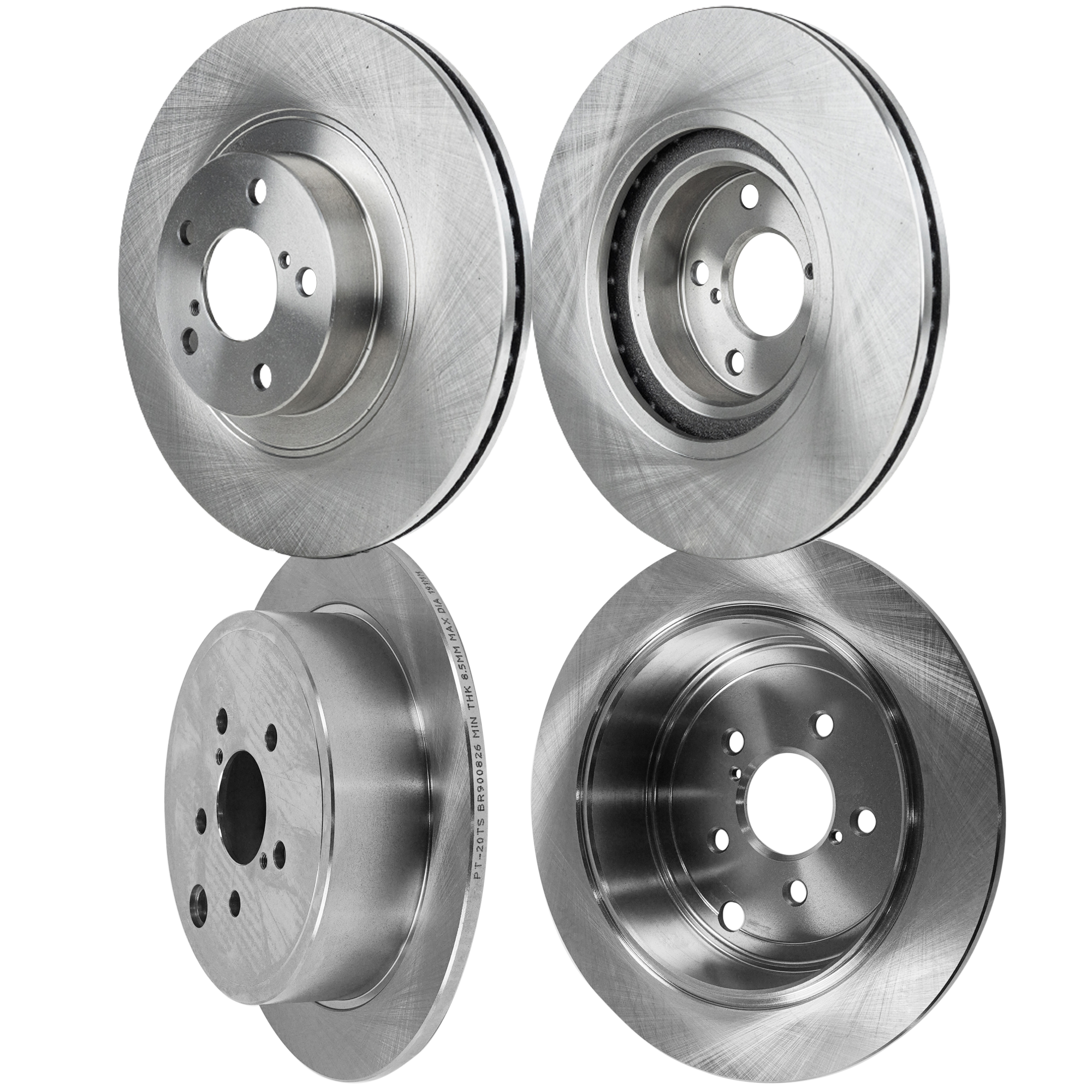 AM FORESTER 09-13 IMPREZA 09-14 FRONT AND REAR BRAKE DISC 4 Wheel Set SKU SET STPS27110004-4 A OEM 26300SA001-26300AG01A SU003005
