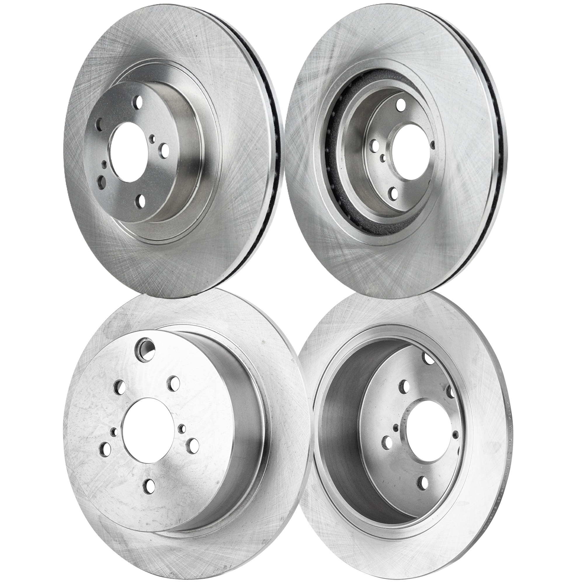 AM CROSSTREK 16-17 FORESTER 14-18 FRONT AND REAR BRAKE DISC 4 Wheel Set SKU SET STPS27110004-4 B OEM 26300SA001-26300AG01A SU003005