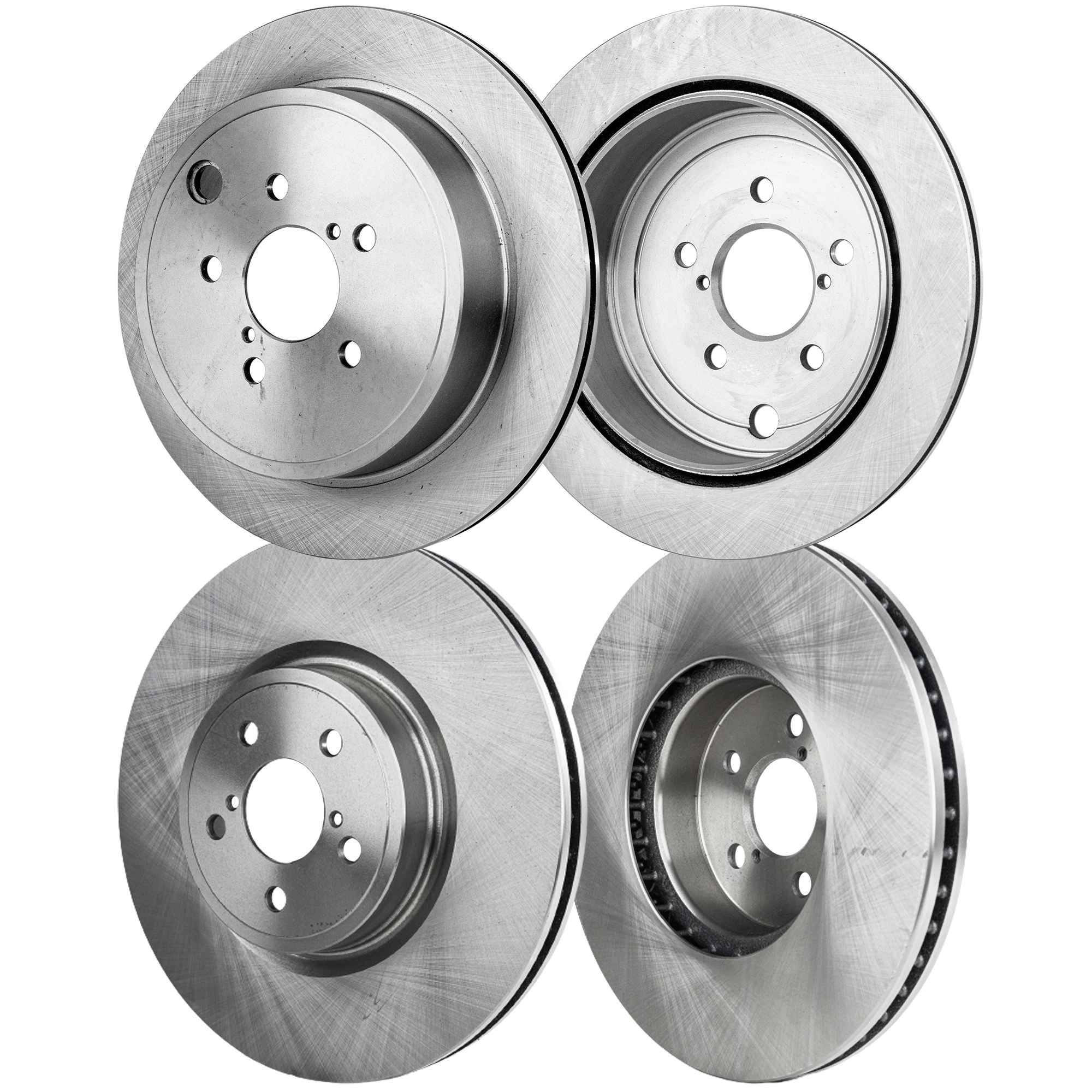 AM LEGACY OUTBACK 10-14 FRONT AND REAR BRAKE DISC 4 Wheel Set SKU SET STPS27110025-4 B OEM 26300AG001-26300AG02A 31555-44