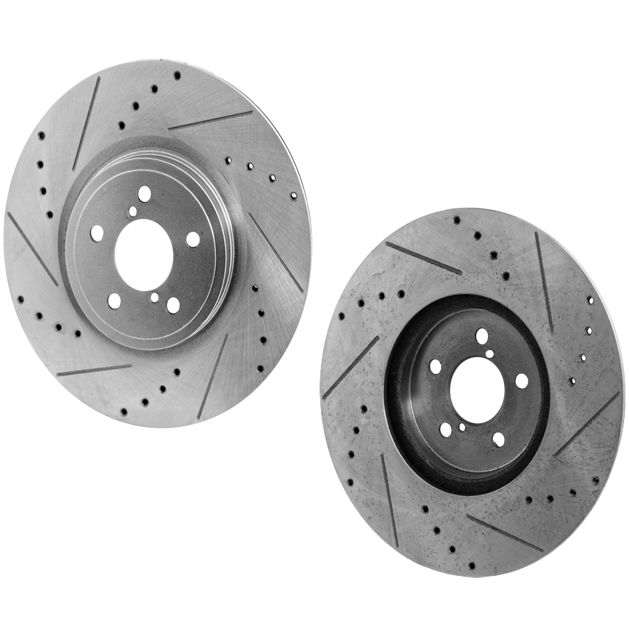 AM LEGACY 05-14 FRONT BRAKE DISC RH AND LH Drilled and Slotted SKU SET STPS27110025DRS2 OEM 31408-44321-0833157-900494-600