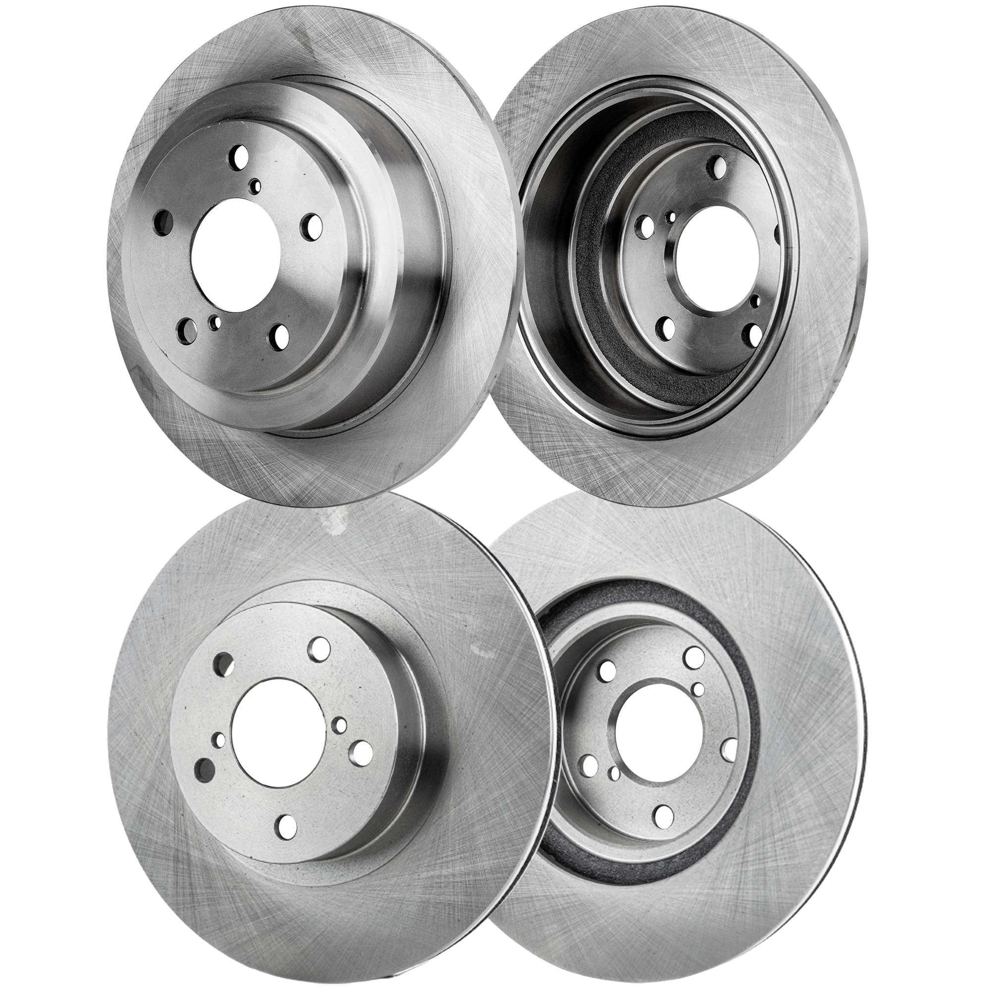 AM 9-2X 05-05 FORESTER 98-02 FRONT AND REAR BRAKE DISC 4 Wheel Set SKU SET STPS27110030-4 B OEM 26310AA050-26310AA051-26310AA0
