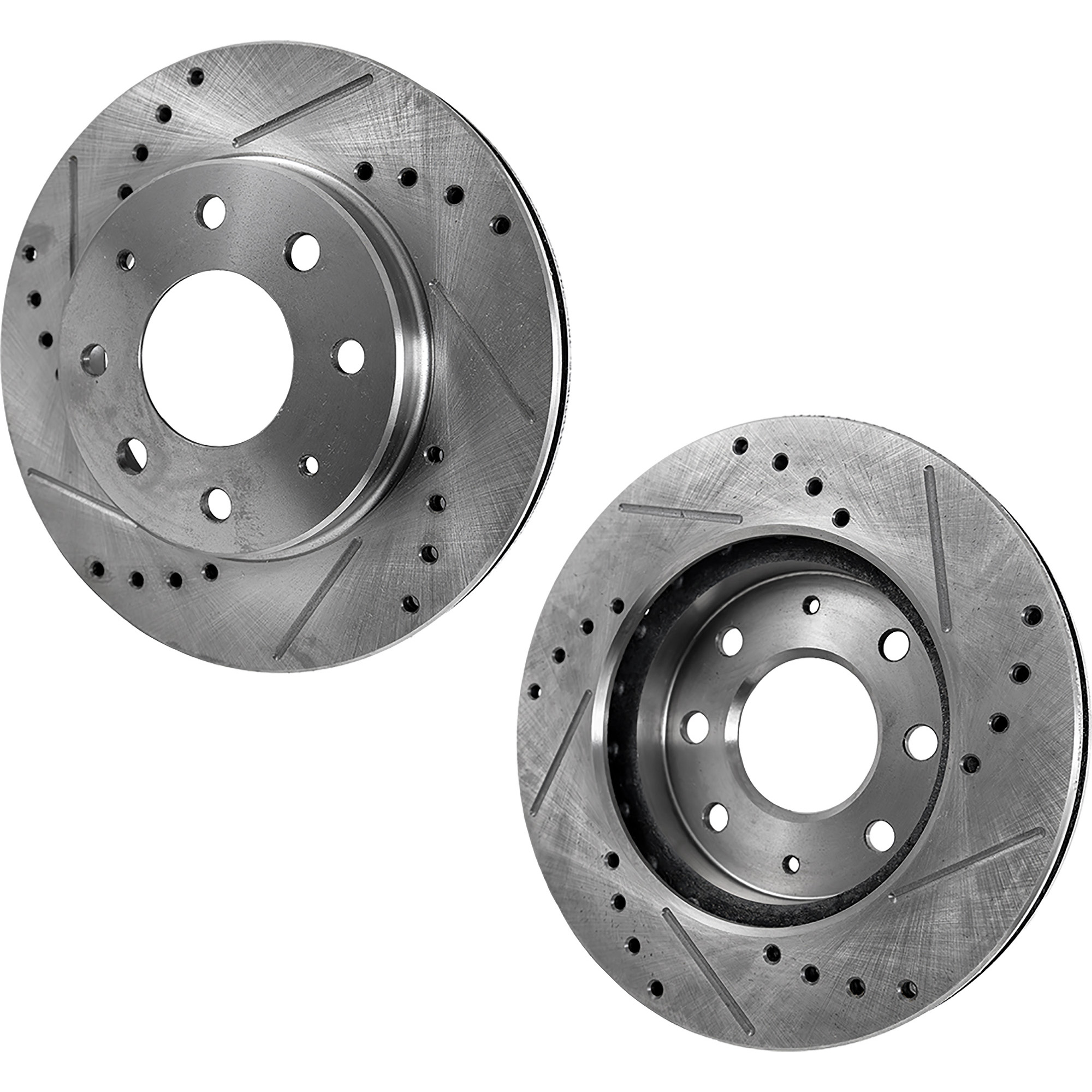 AM XA XB 04-06 FRONT BRAKE DISC RH AND LH Drilled and Slotted SKU SET STPS27110051DRS2 OEM 31332-145476-980201-48880201-6