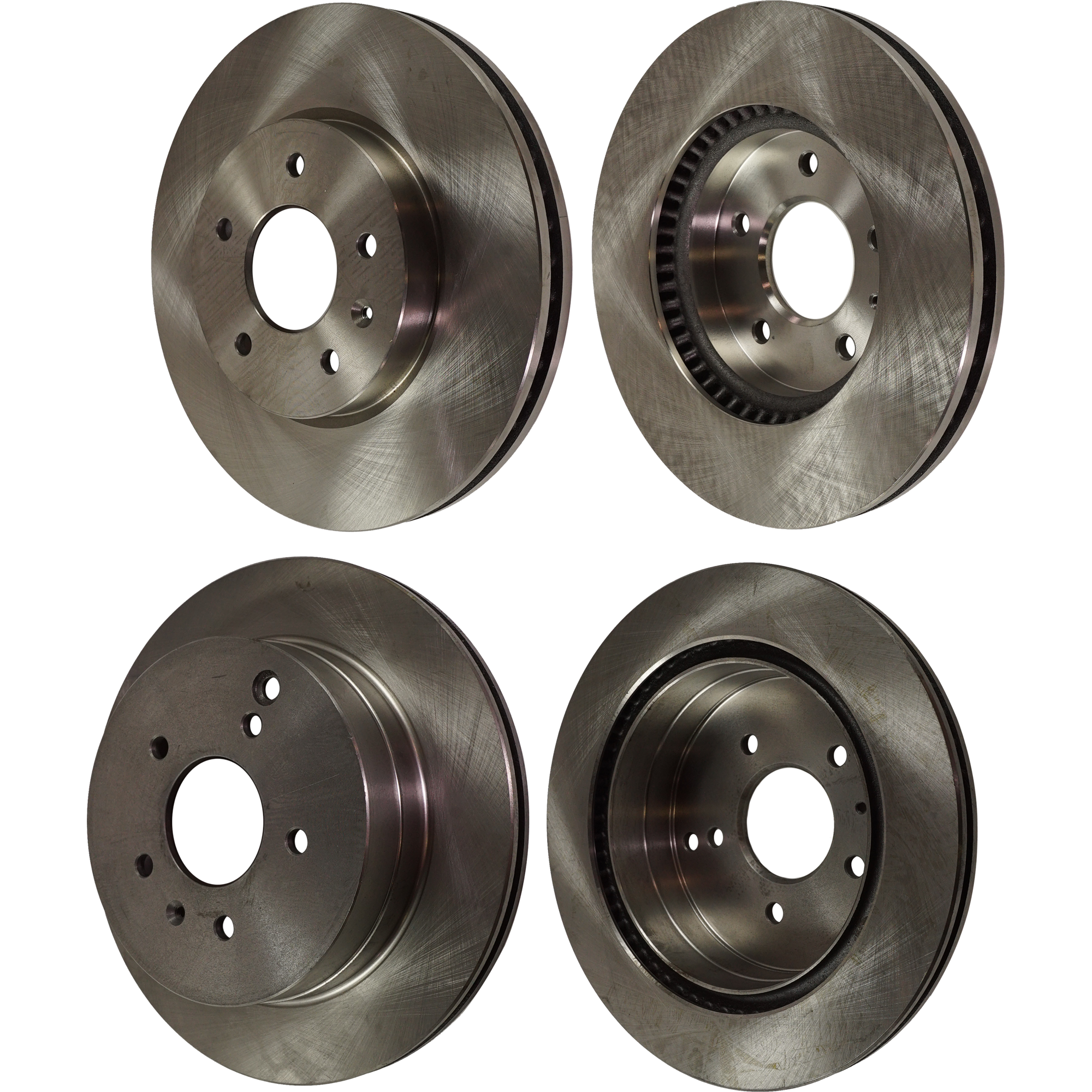 AM CAPTIVA SPORT 12-15 EQUINOX 07-09 FRONT AND REAR BRAKE DISC 4 Wheel Set SKU SET STPS27110054-4 OEM 25804049-96625948-4808848-5521