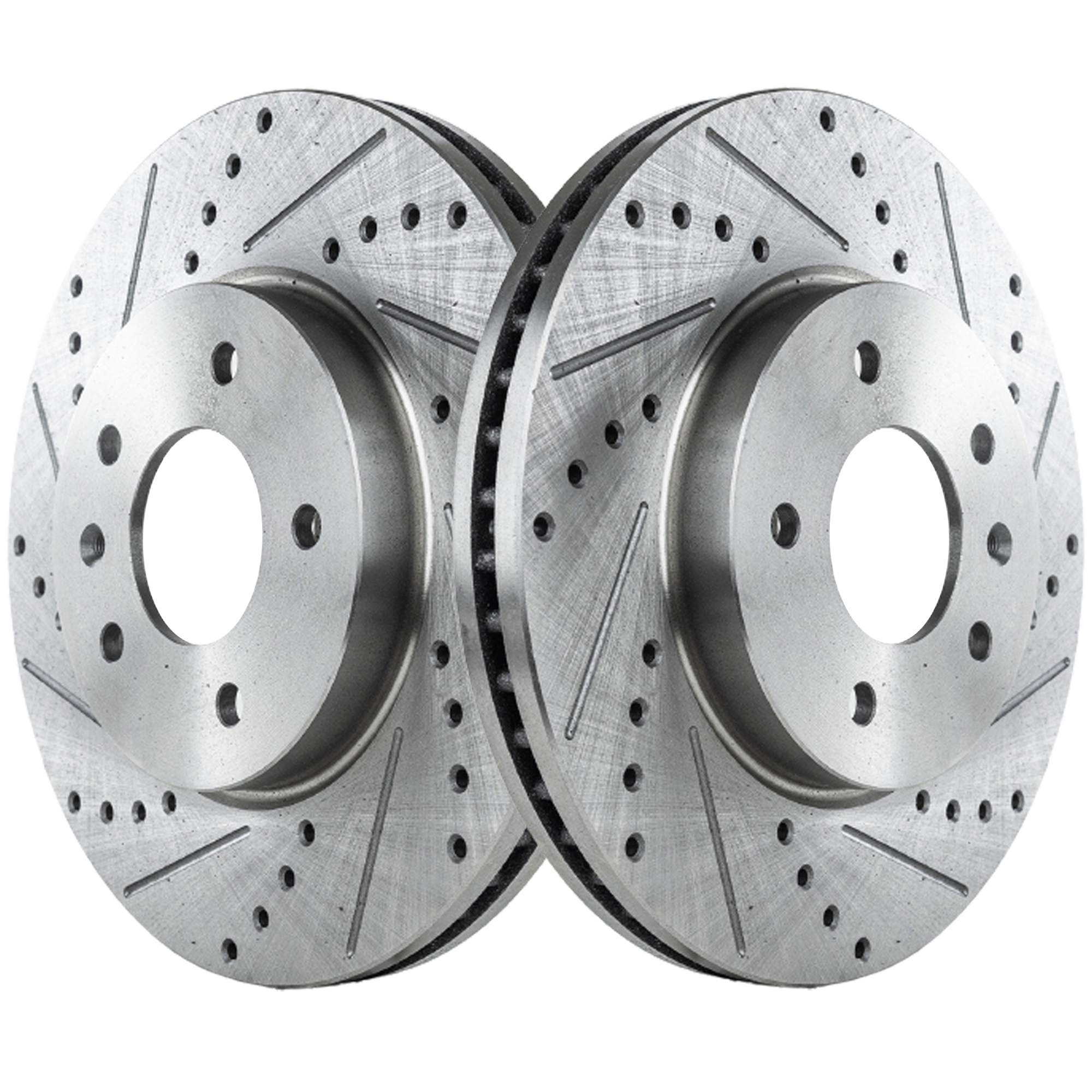 AM EQUINOX 07-09 VUE 08-10 CAPTIVA SPORT 12-15 FRONT BRAKE DISC RH AND LH Performance Rotor Drilled and Slotted SKU SET STPS27110054DRS2 OEM 41229-55148-60376-900320-60047