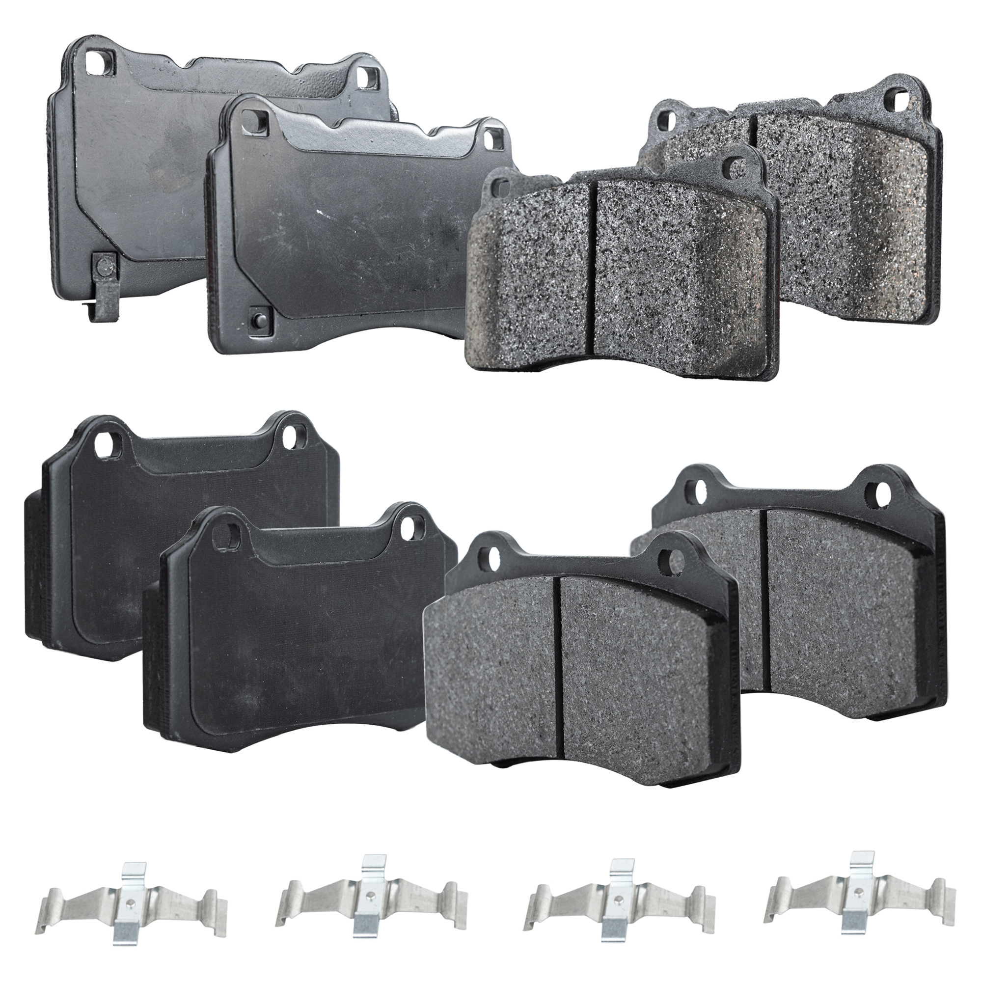 AM S60 V70-04-07 GENESIS COUPE 10-14 FRONT AND REAR BRAKE PAD SET 4 Wheel Set SKU SET STPSSCP1001-4 H OEM 13329562-306451350-307485130-3