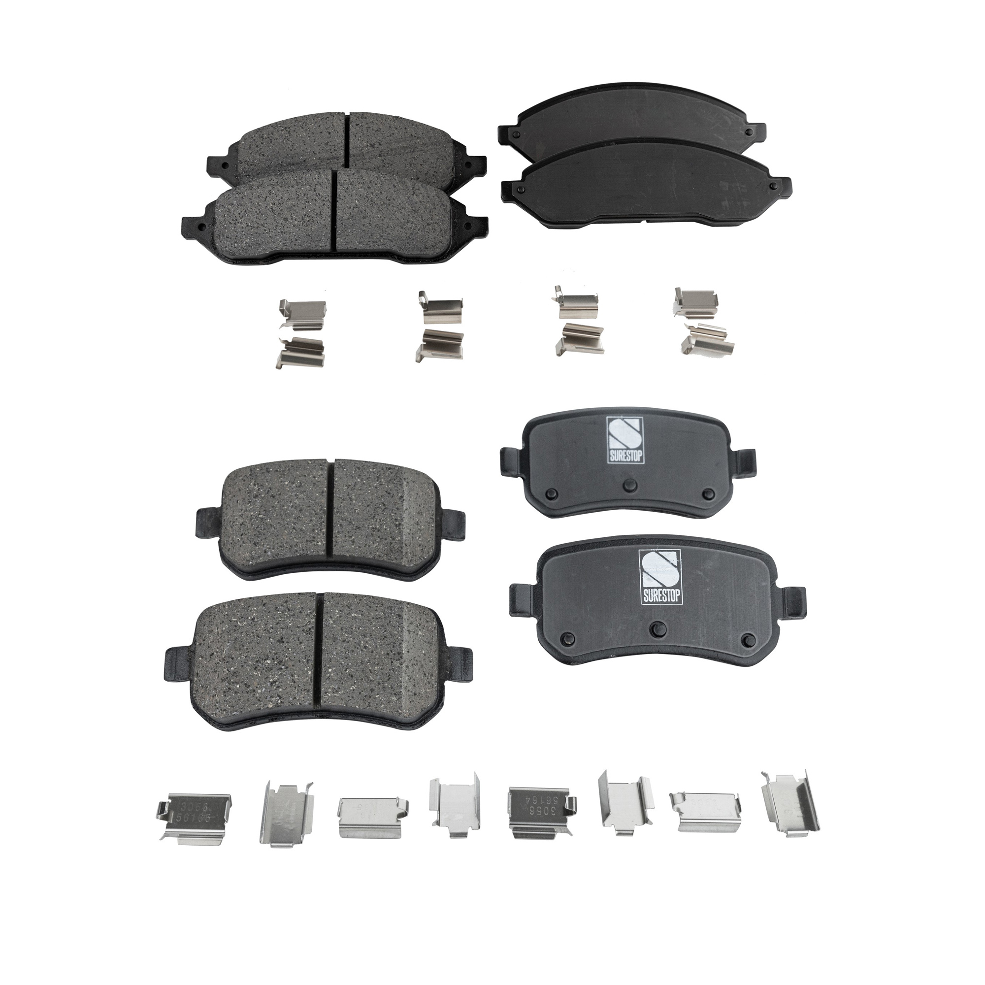 AM FREESTAR MONTEREY 04-07 FRONT AND REAR BRAKE PAD SET 4 Wheel Set SKU SET STPSSCP1022-4 OEM 3F2Z2001SA 5F2Z2001SA 6F2Z2001