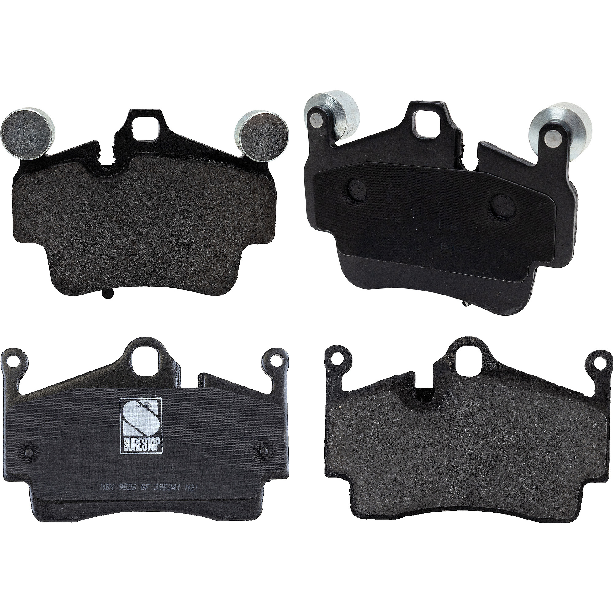AM BOXSTER CAYMAN 09-12 FRONT AND REAR BRAKE PAD SET 4 Wheel Set SKU SET STPSSCP1135-4 B OEM 99735193902-99735193903-997351