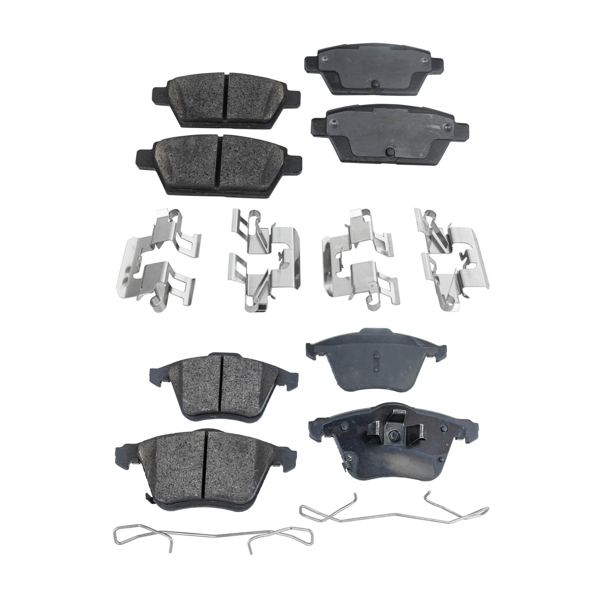 AM MAZDA 6-06-07 FRONT AND REAR BRAKE PAD SET 4 Wheel Set SKU SET STPSSCP1186-4 OEM GPYA3323ZG 6E5Z2200B 6E5Z2200C