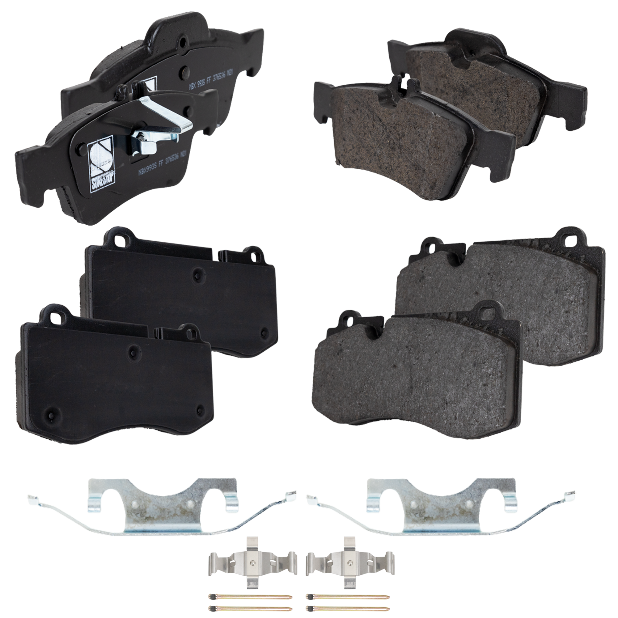 AM CL550 CL600-07-10 FRONT AND REAR BRAKE PAD SET 4 Wheel Set SKU SET STPSSCP1223-4 A OEM 0004230230-0034205120-00442044