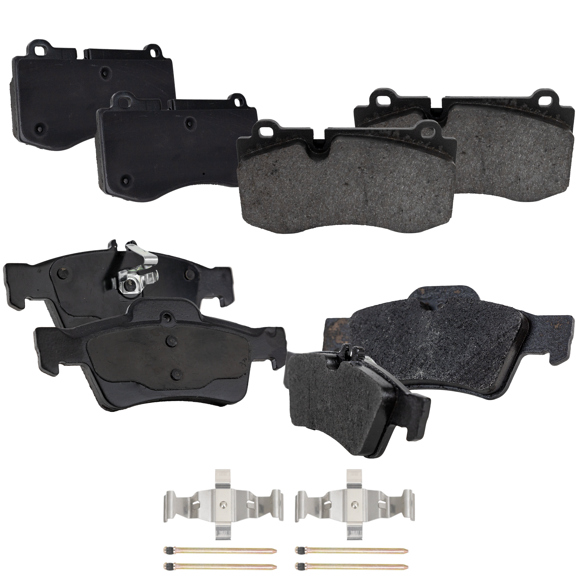 AM CL550 CL600-11-14 S550 S600-10-13 REAR BRAKE DISC AND PAD KIT 2 Wheel Set Plain Surface SKU SET STPSSCP1223-4 OEM 0044206220-0044208020-00442080